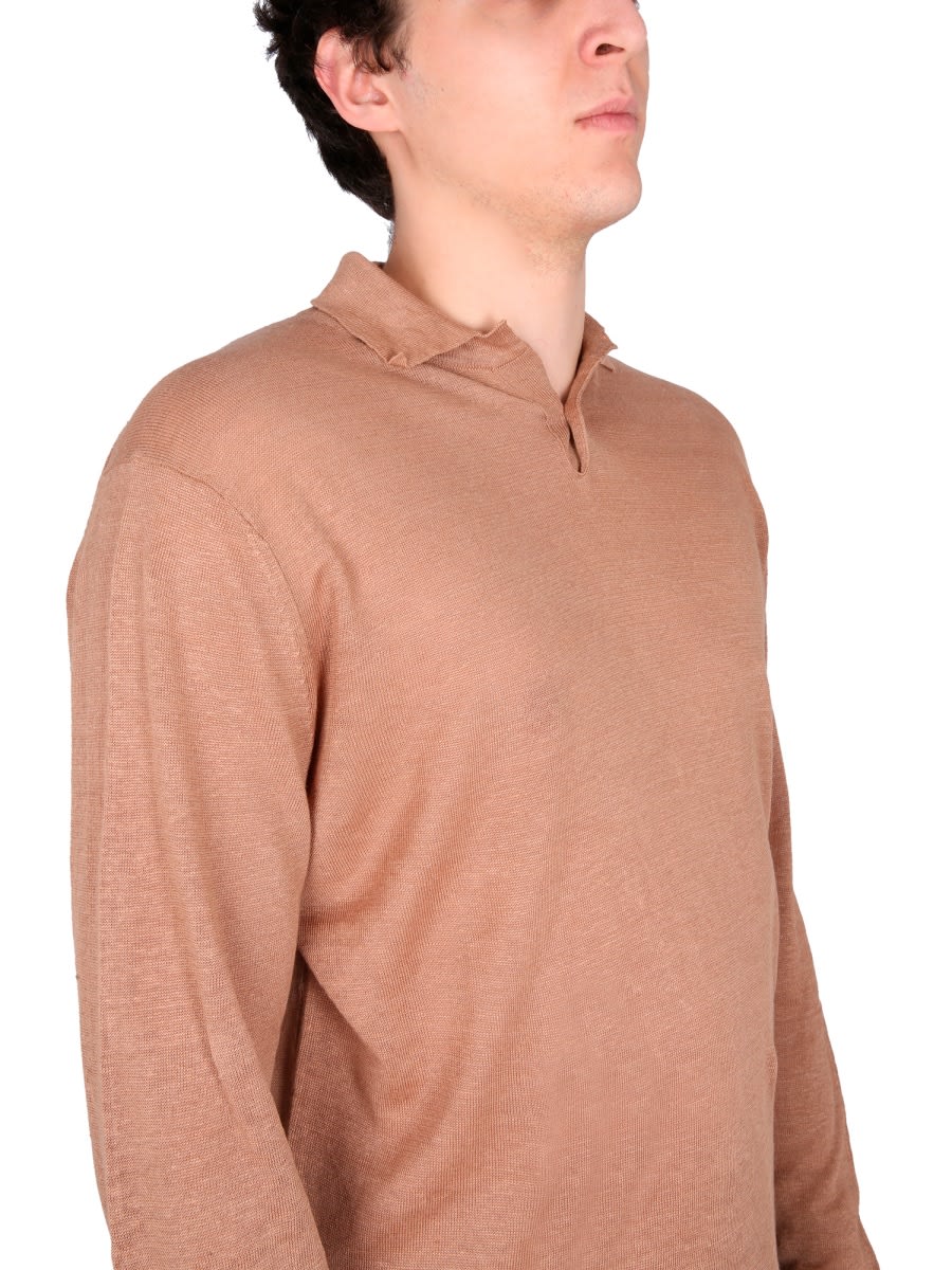 Ballantyne Regular Fit Polo Shirt In Beige