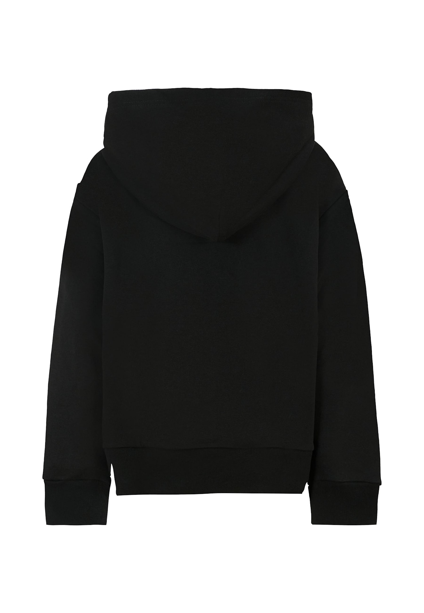 N°21 Black Sweatshirt For Kids With Logo In Black