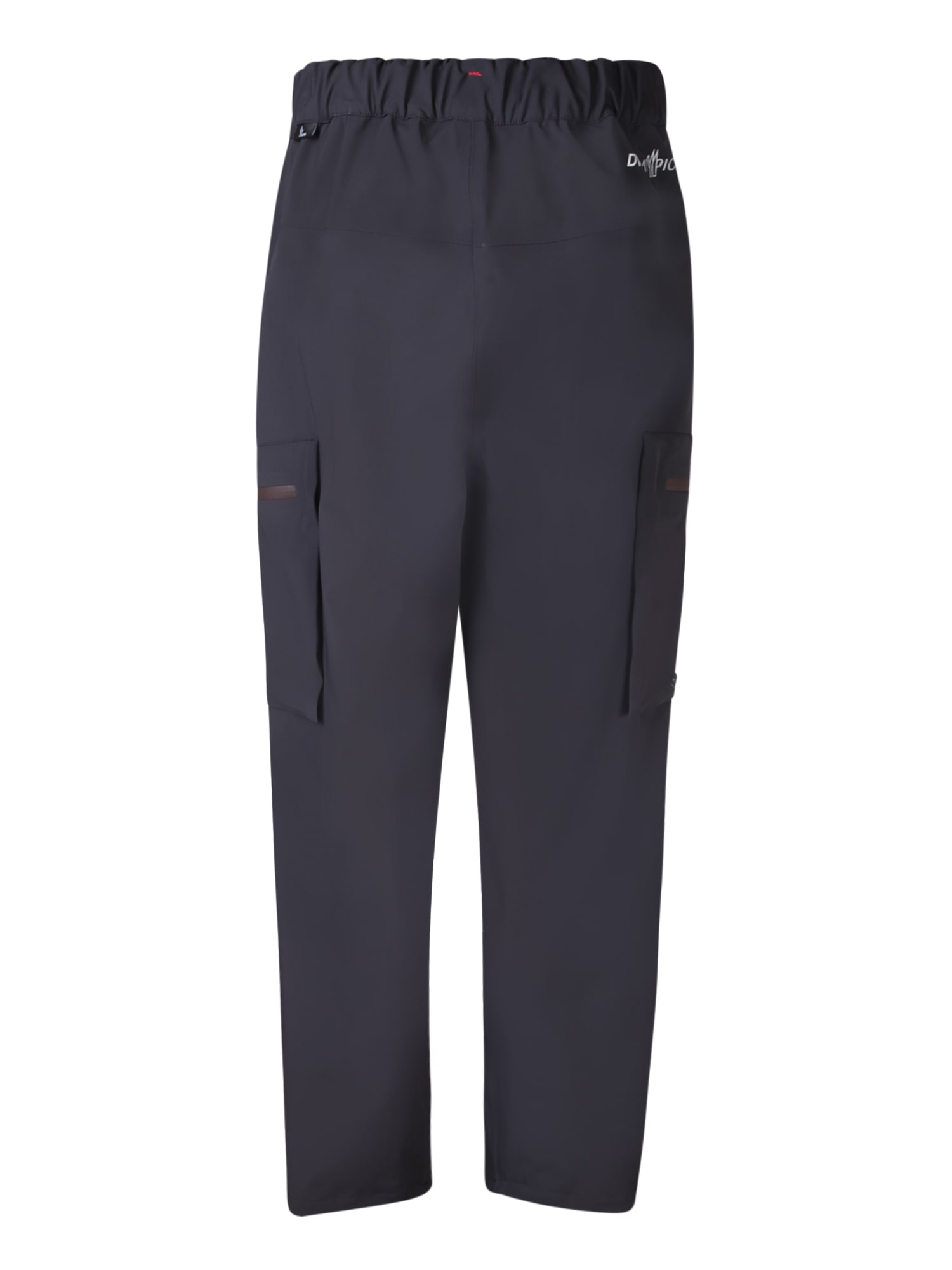 Shop Moncler Black Technical Trousers