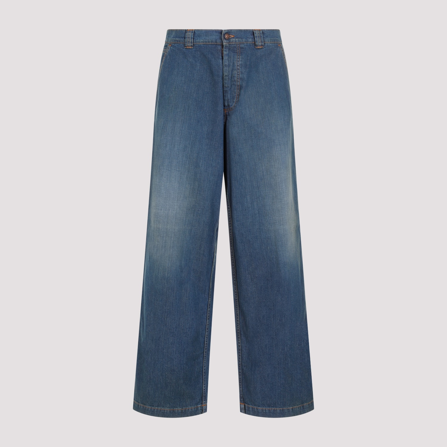 Shop Maison Margiela 5 Pockets Jeans In American Classic