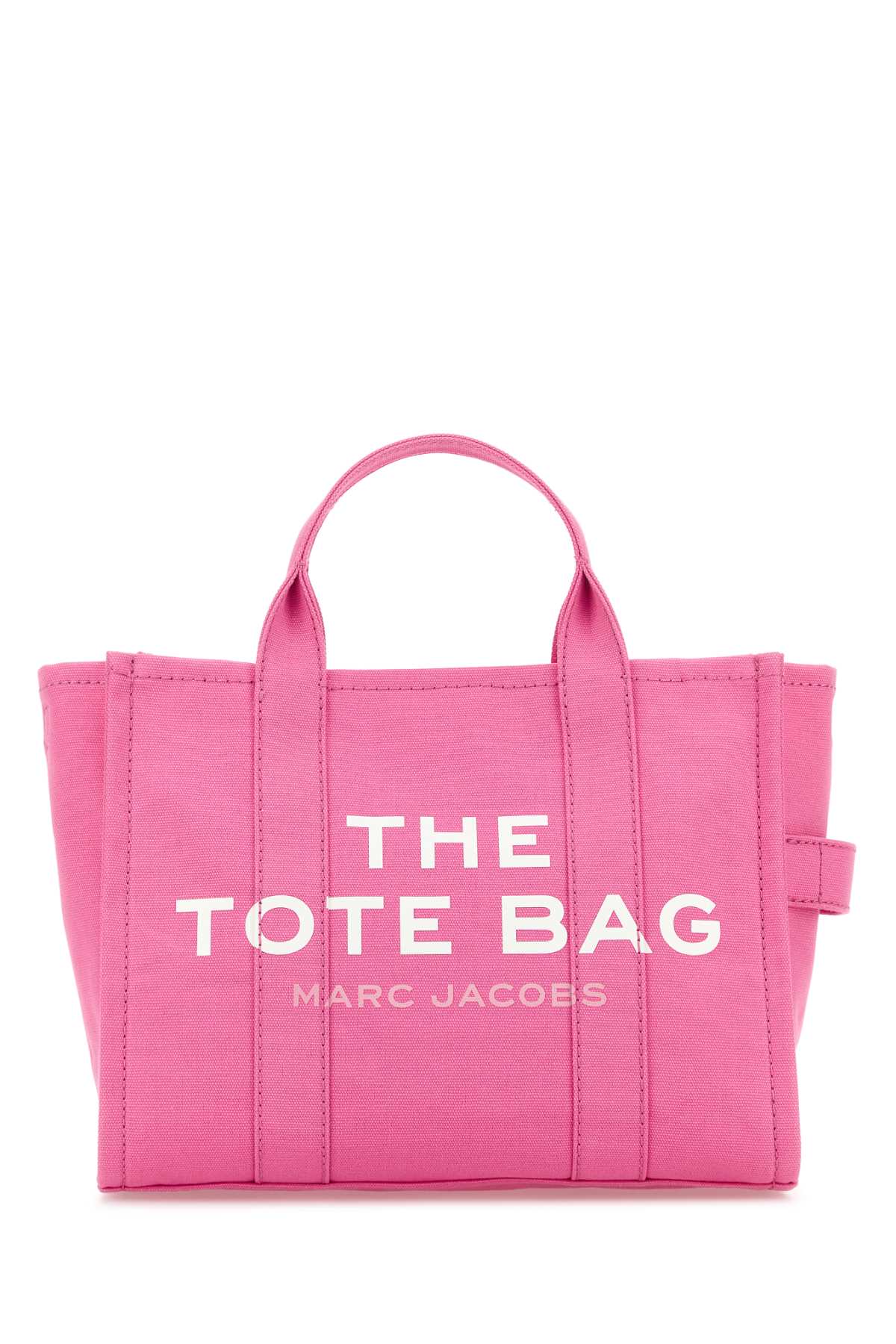 Marc Jacobs Dark Pink Canvas Medium The Tote Bag Handbag In Pink