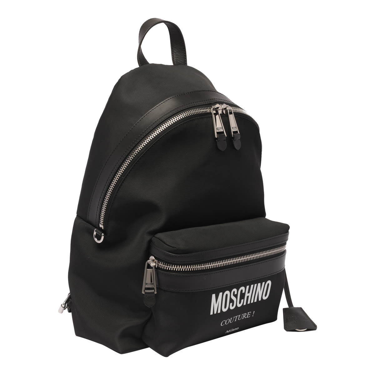 Shop Moschino Couture Backpack In Black