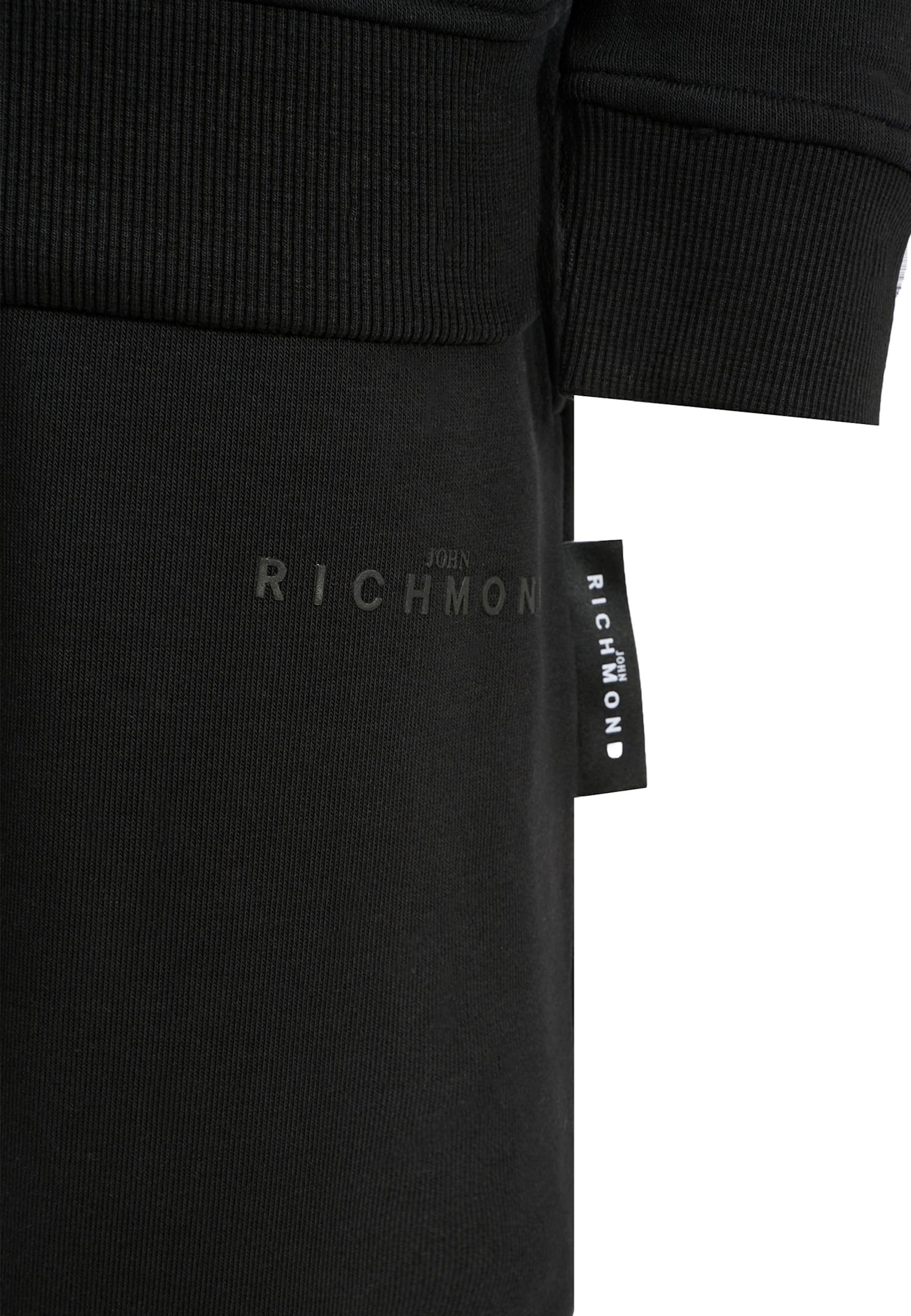 Richmond Black Suit For Boy With Logo In Black
