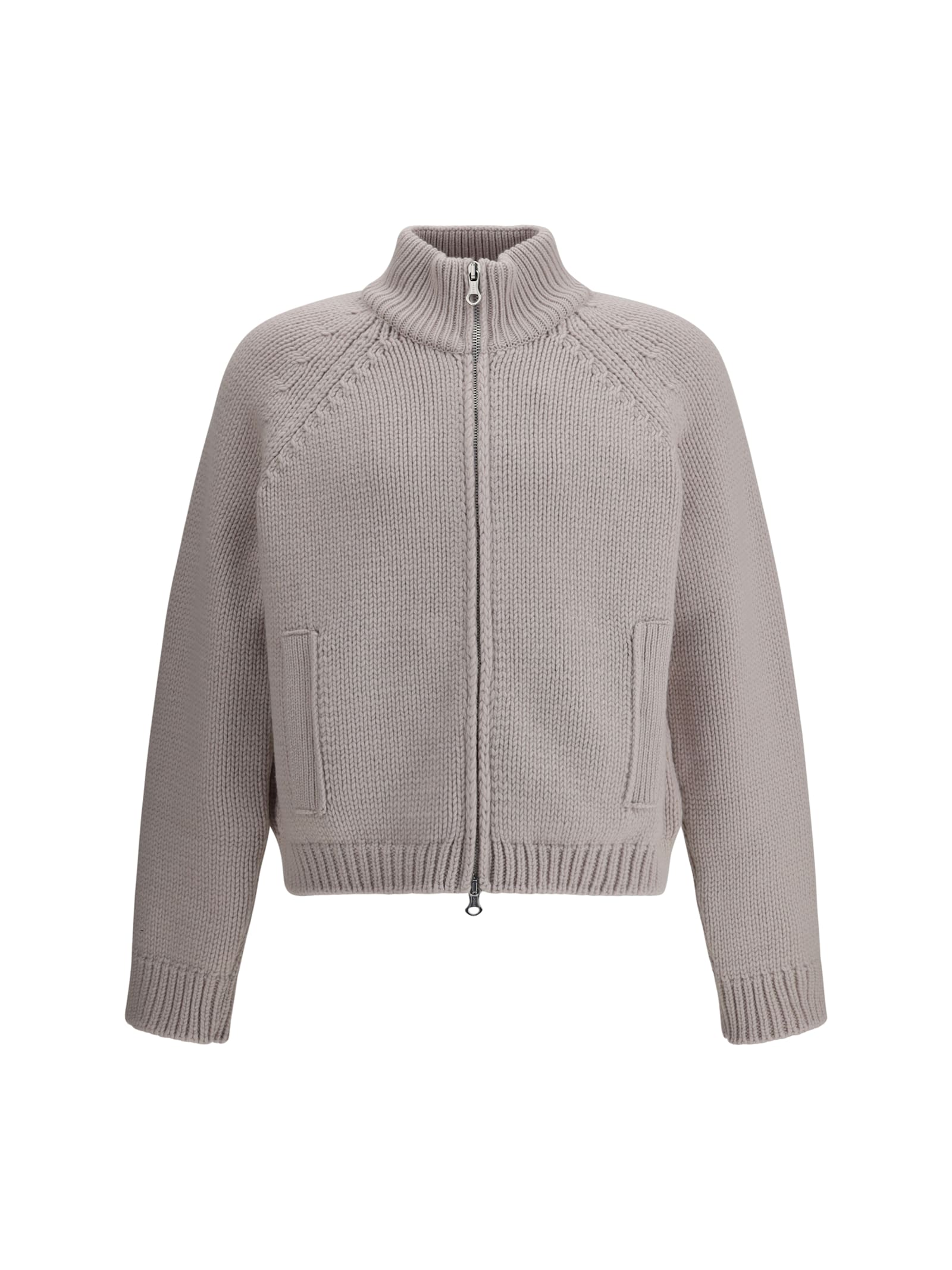 Our Legacy Raglan-sleeve Zip-up Cardigan In Brown