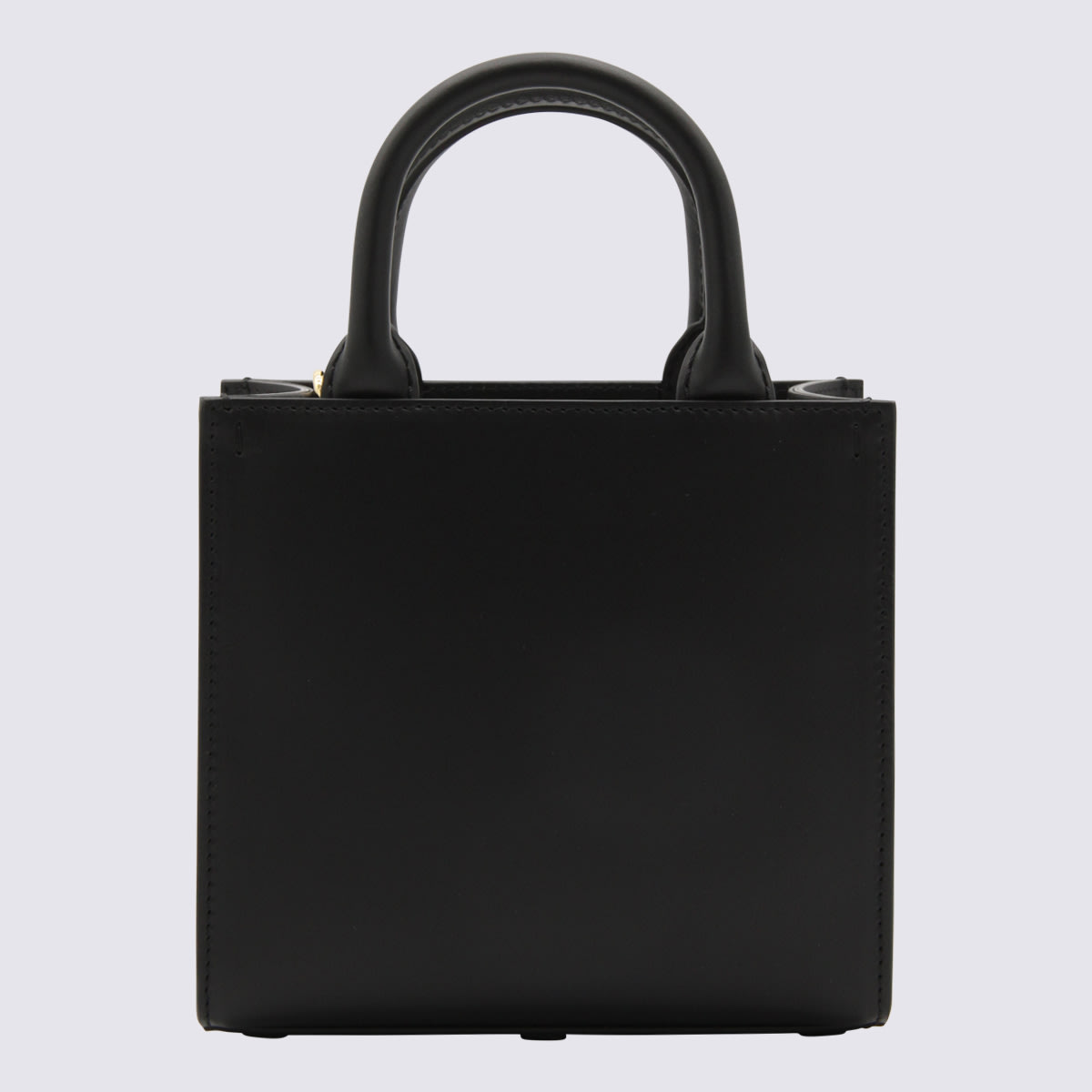 Shop Dolce & Gabbana Black Leather Daily Handle Bag