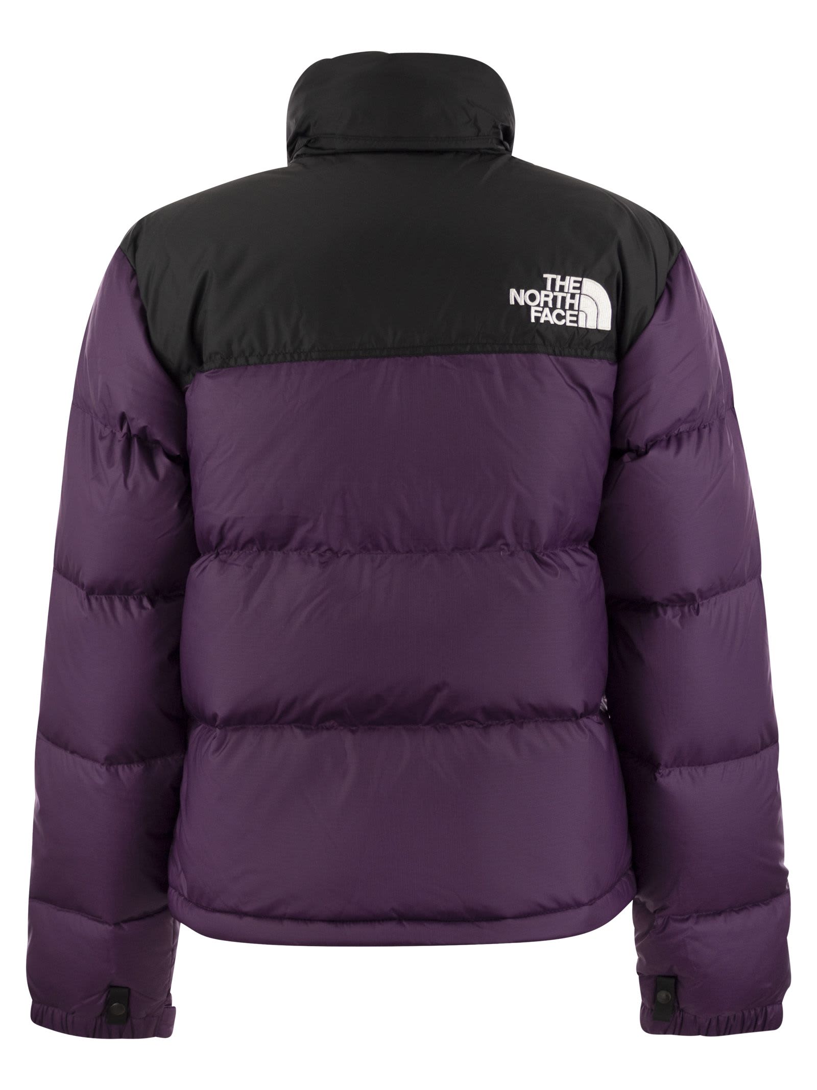Shop The North Face Retro 1996 - Two-tone Down Jacket In Purple