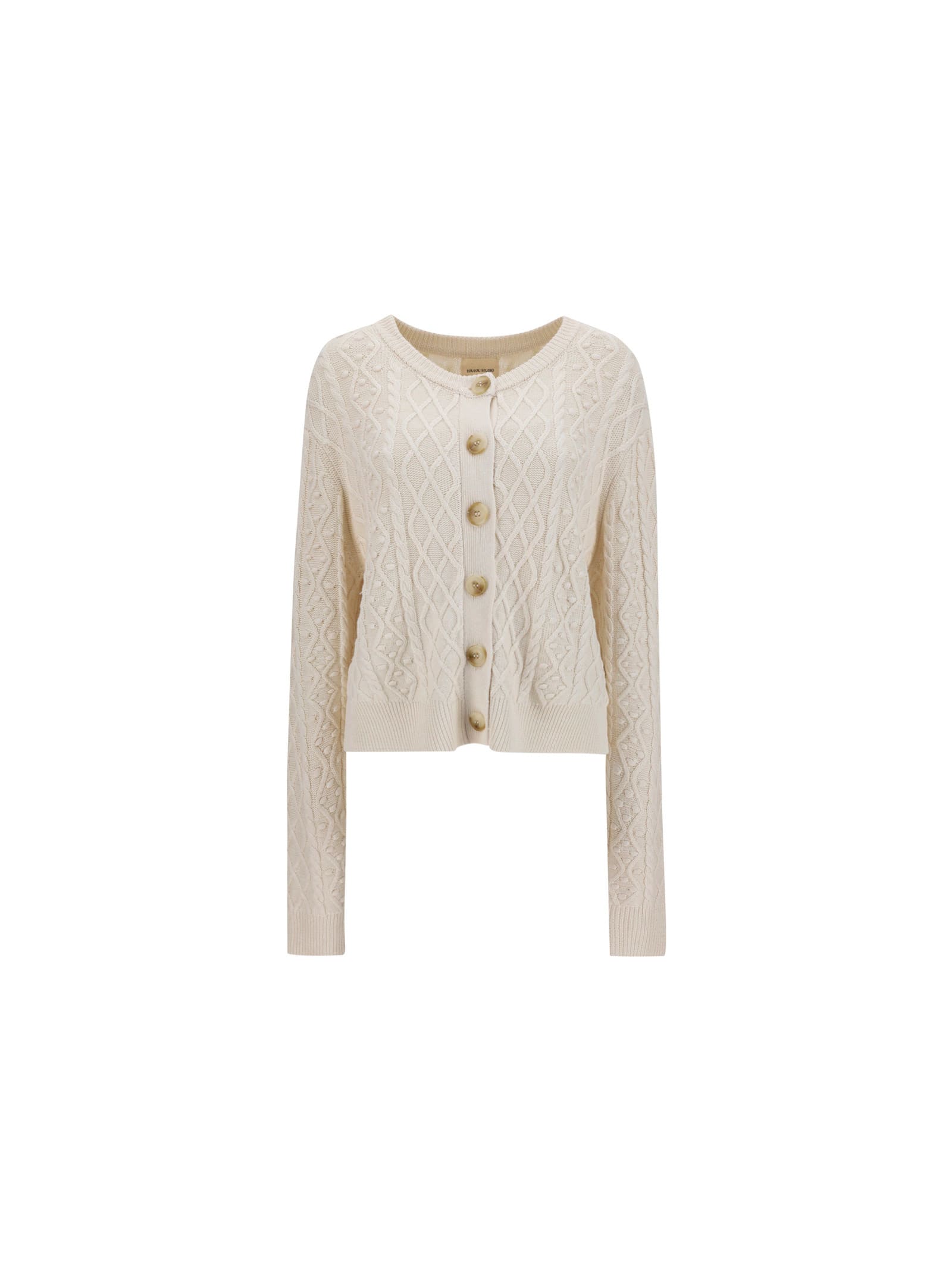 Loulou Studio Cable Knit Cardigan