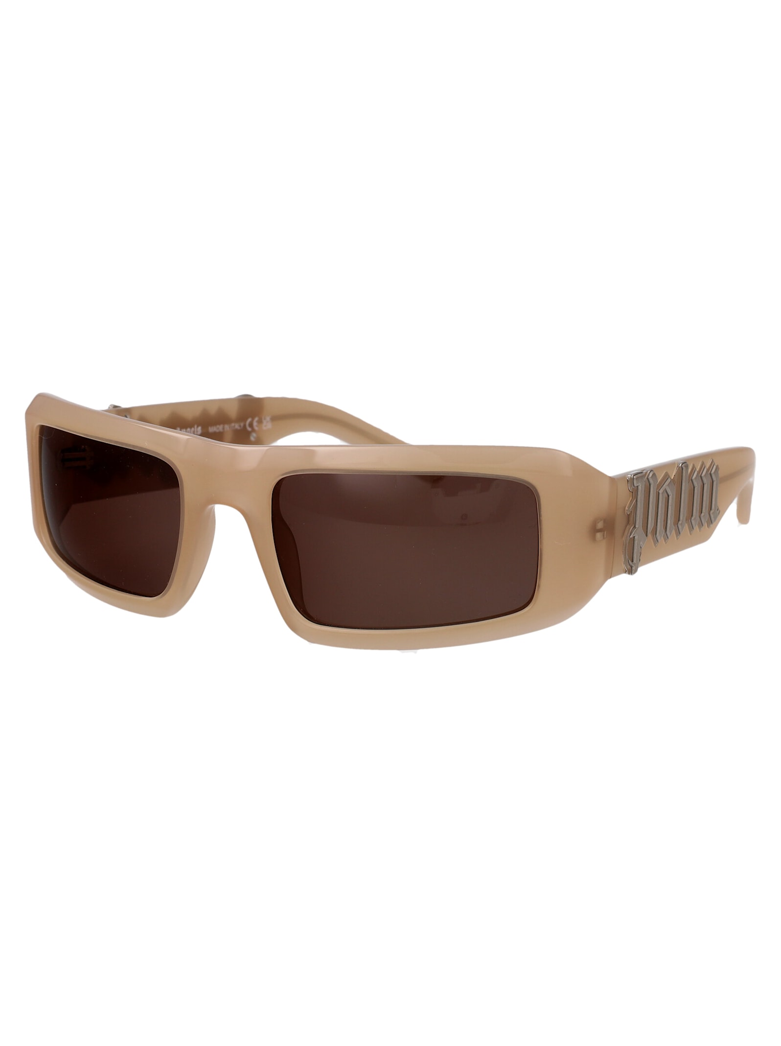 Shop Palm Angels Kerman Sunglasses In 1764 Nude