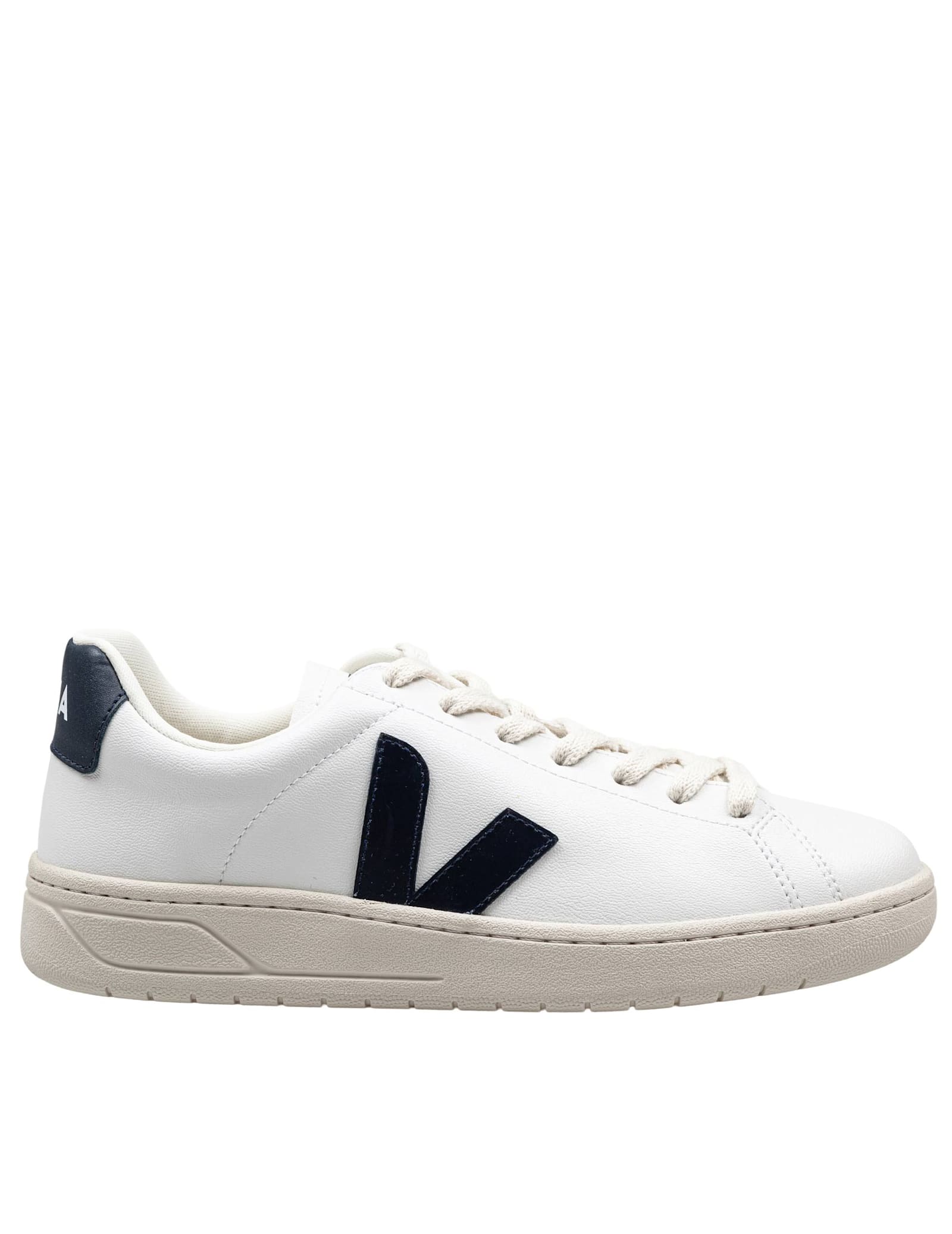 Veja Organic Cotton Sneakers In White/blue