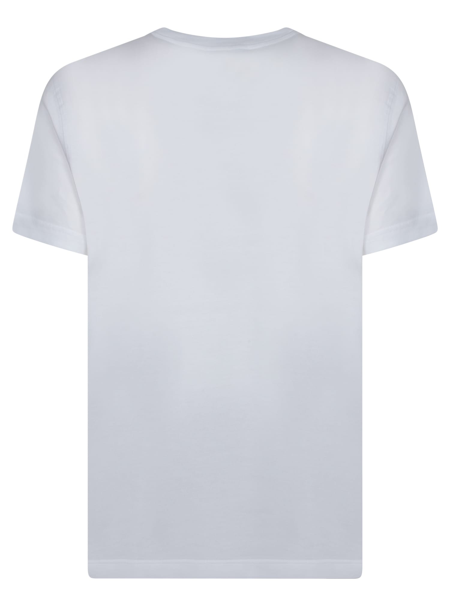 Dolce & Gabbana Men Logoed T-shirt In White