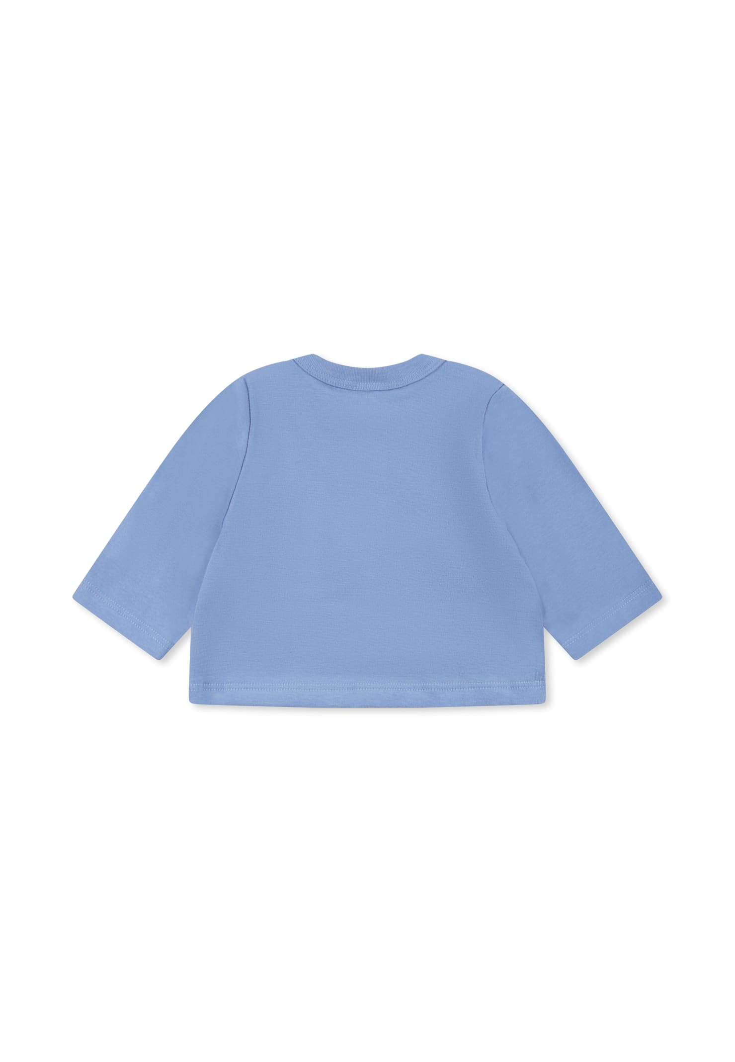 Petit Bateau Light Blue Romper Set For Baby Boy