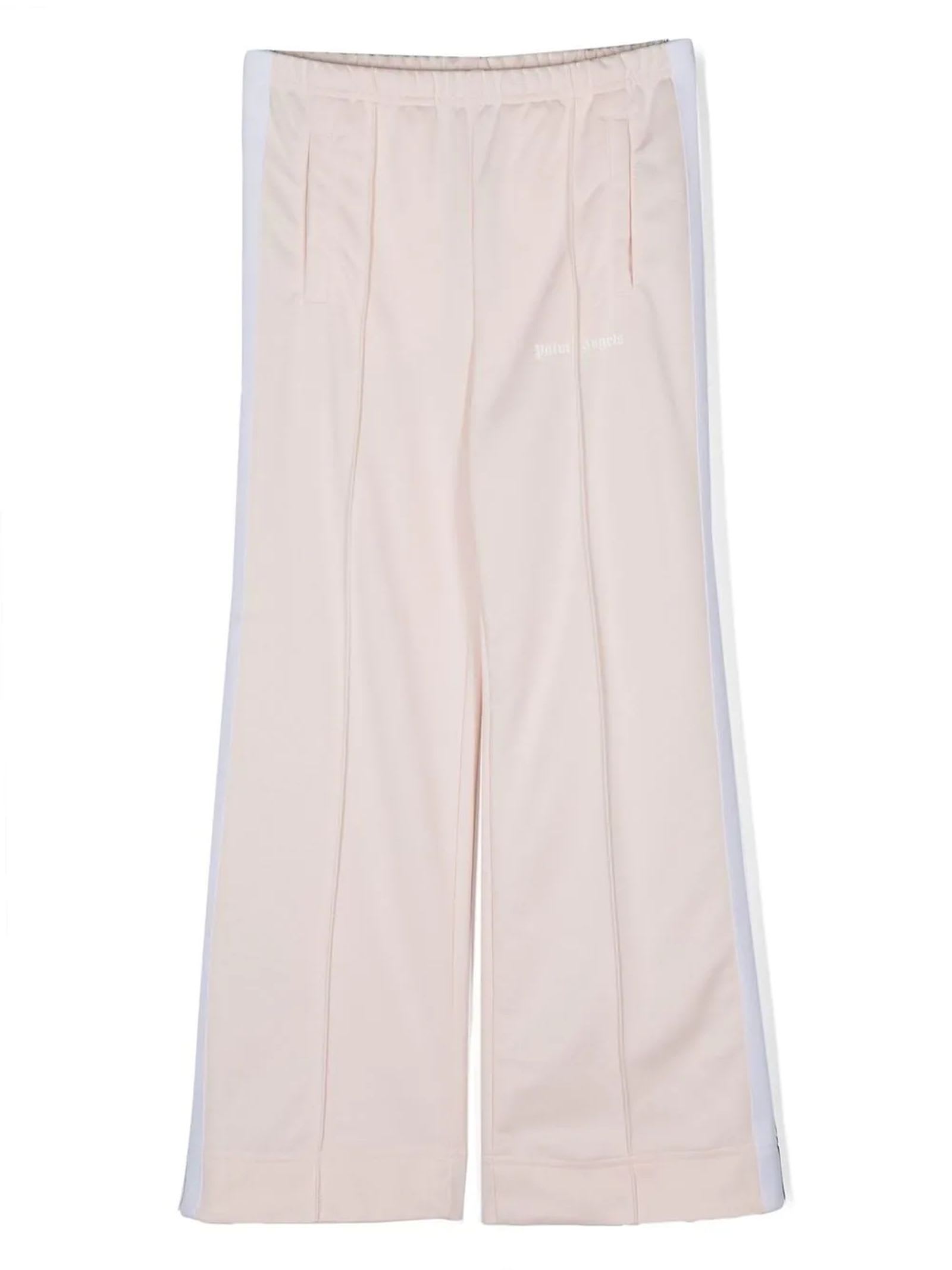 PALM ANGELS PINK POLYESTER PANTS