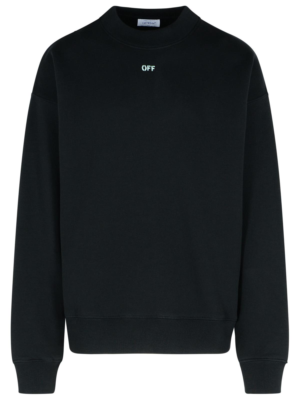 vibe Arrow Black Cotton Sweatshirt