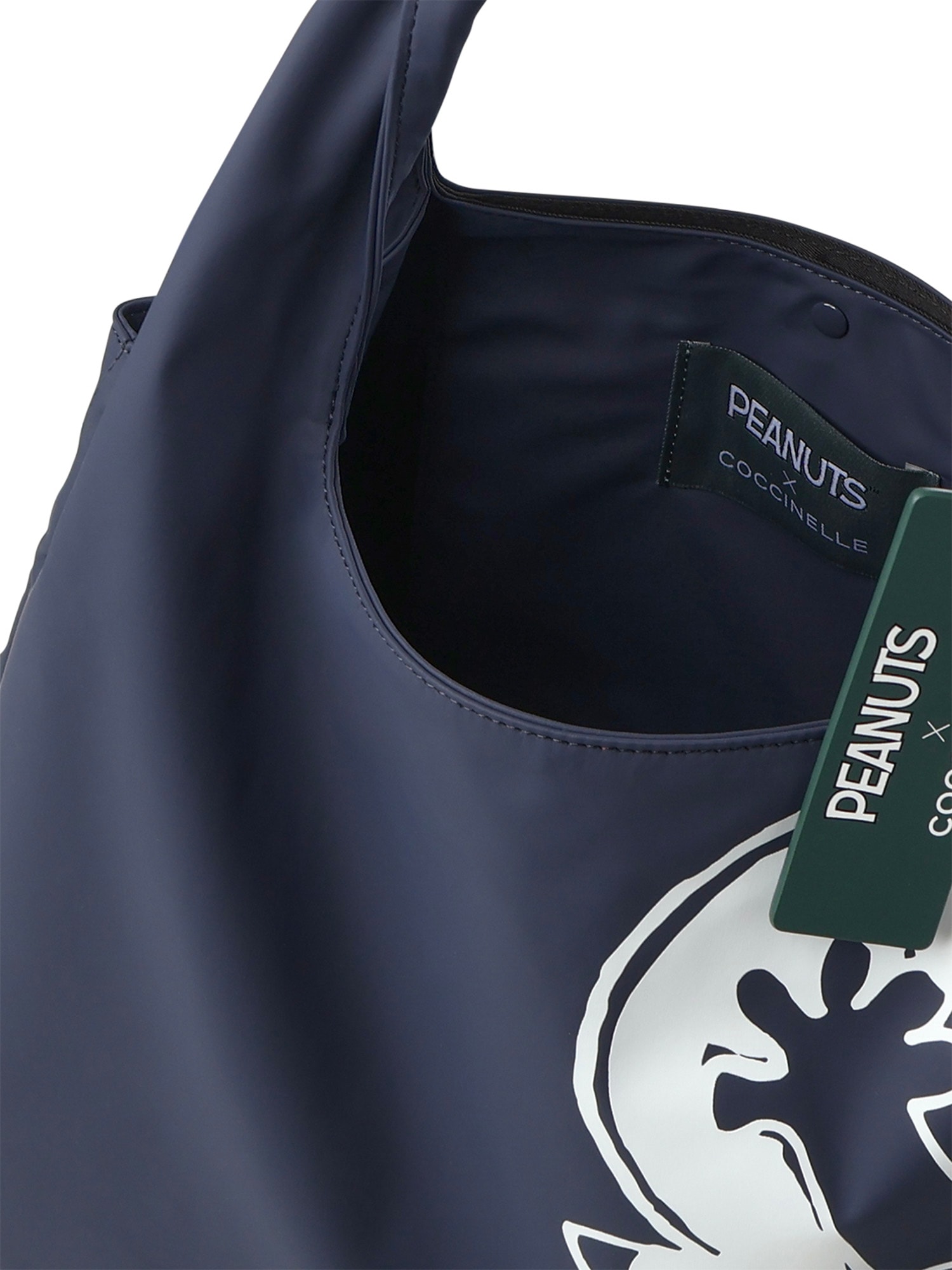 Coccinelle Coated Fabric Tote Bag In Blue