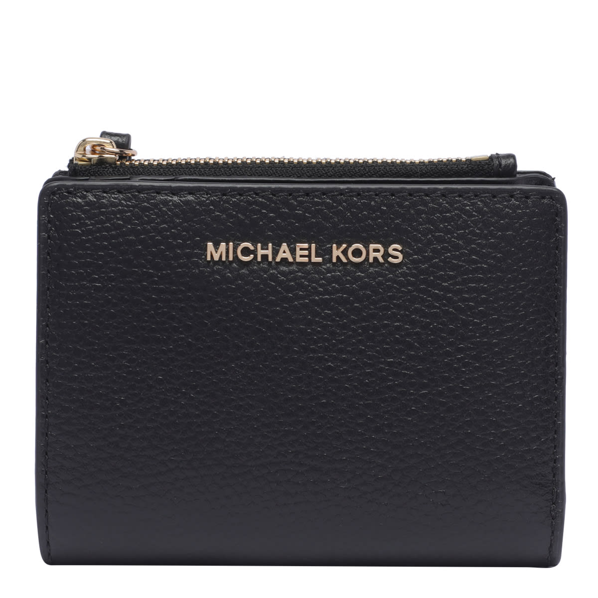 Michael Michael Kors Bi-fold Jet Set Wallet In Black