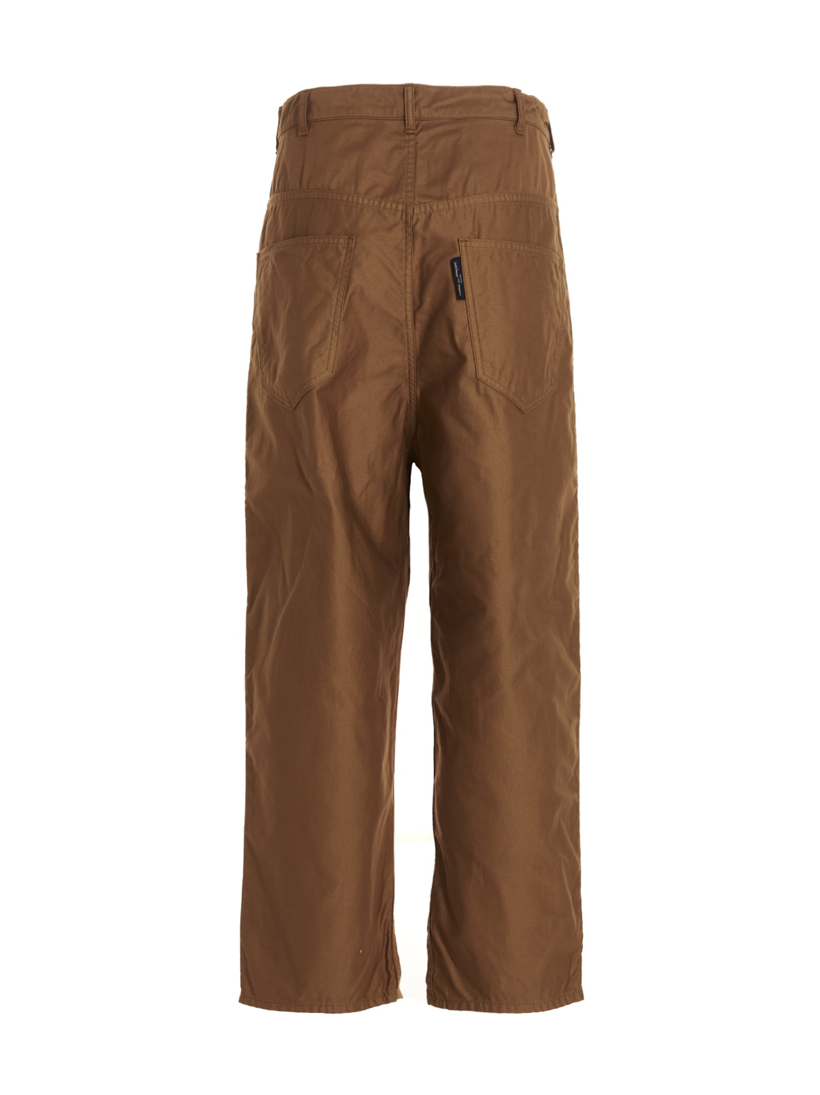 Shop Comme Des Garçons Homme Deux Relaxed Chinos In Beige