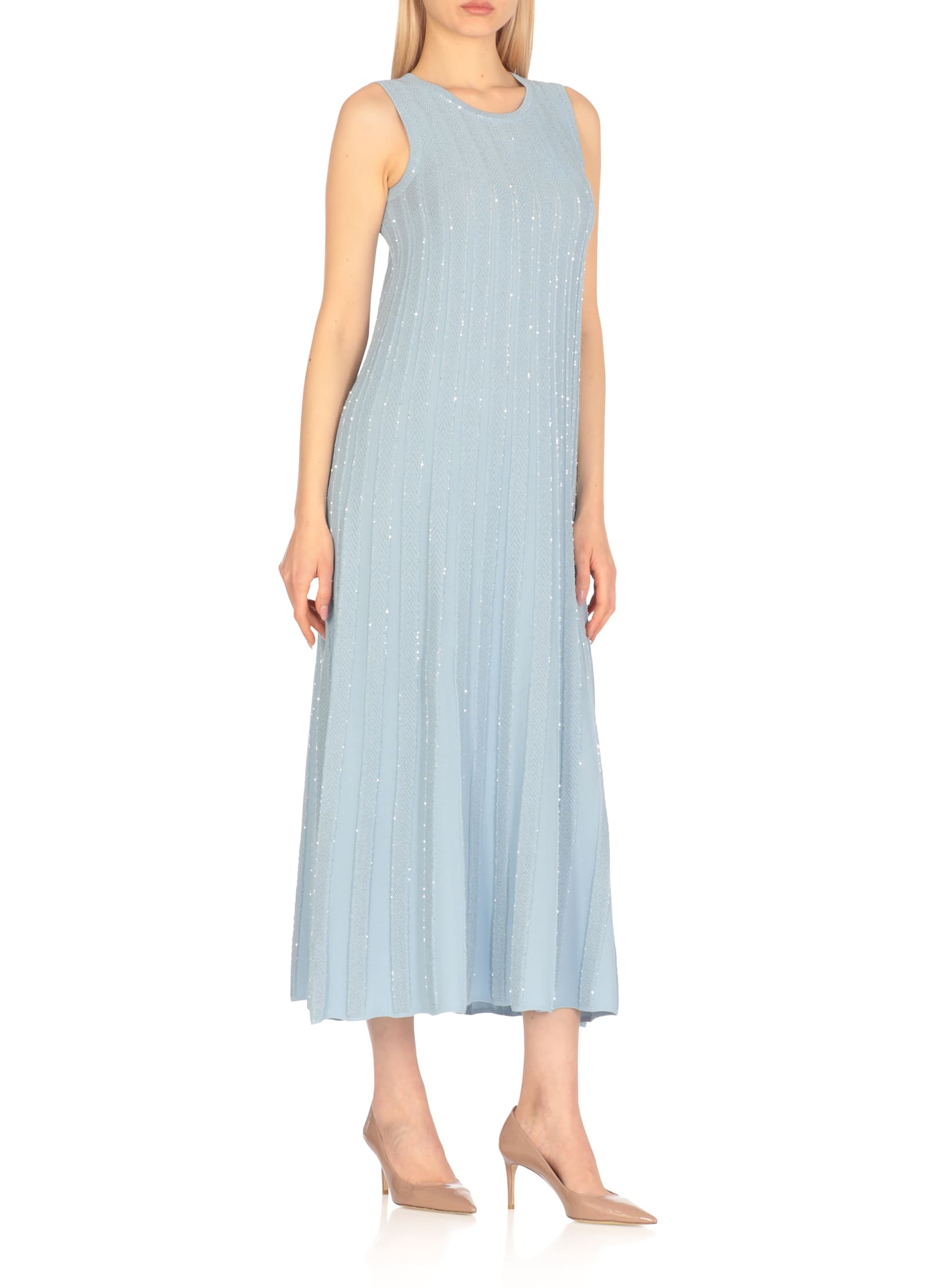D Exterior D.exterior Sleeveless Maxi Dress