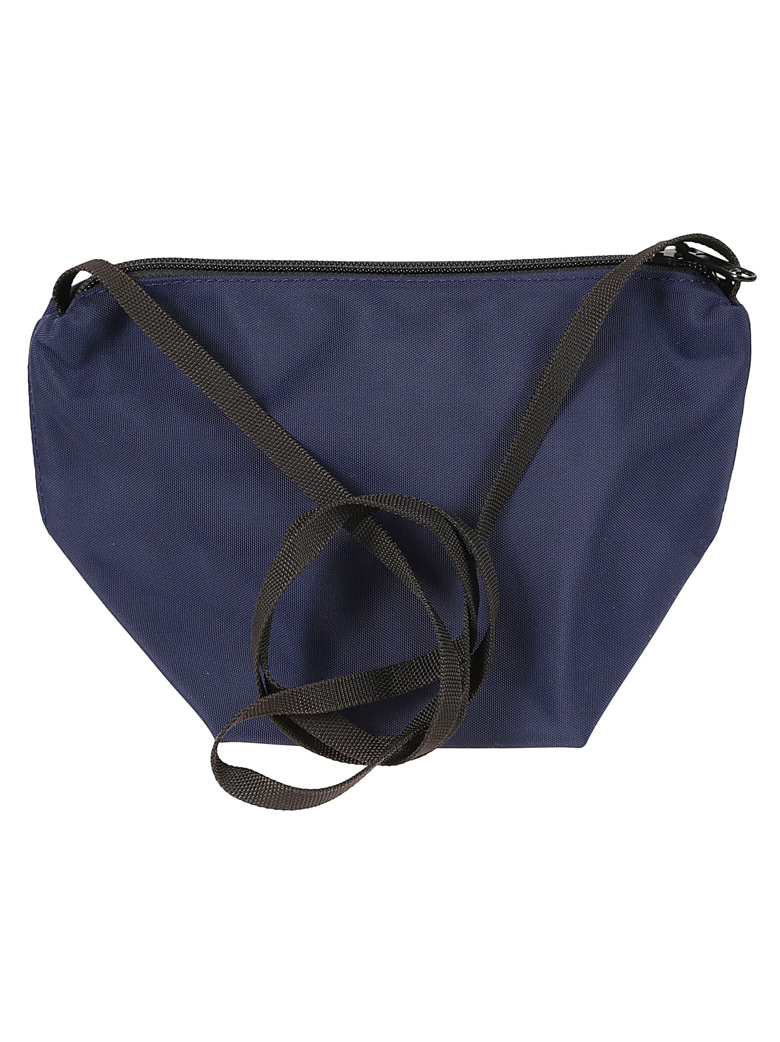 Herve Chapelier Min Zip Shoulder Bag In Blue