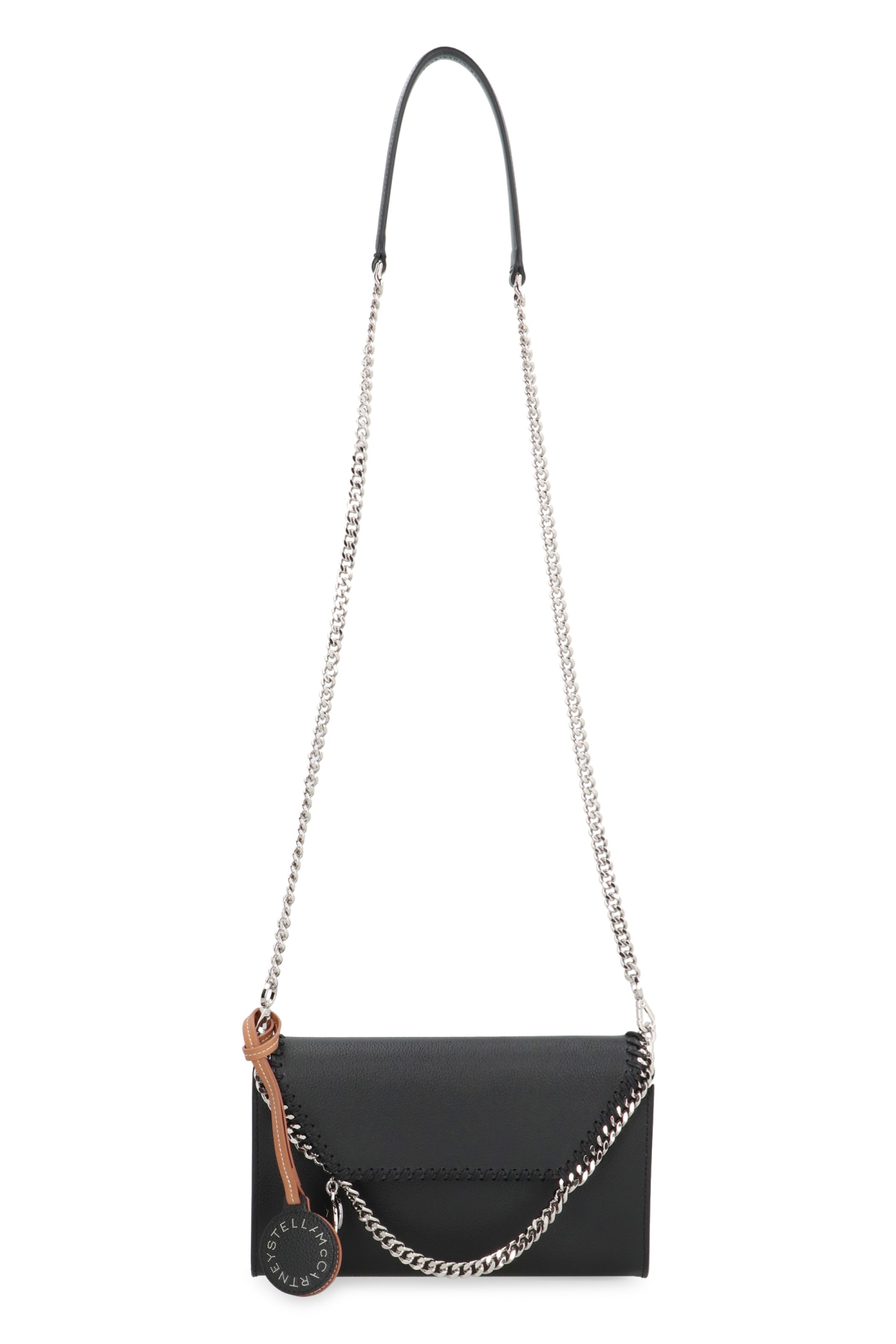 Shop Stella Mccartney Falabella Crossbody Bag In Black