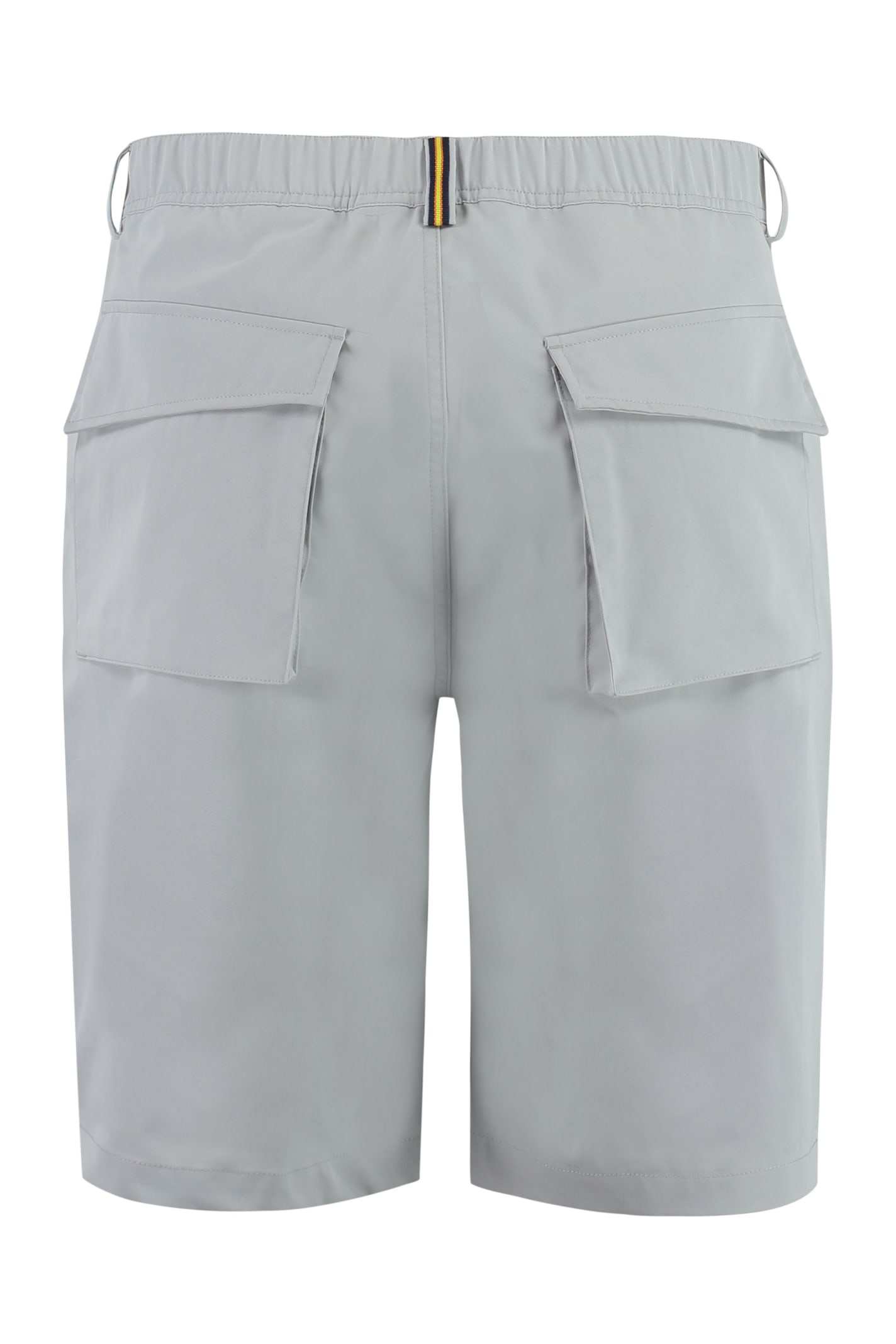 Shop K-way Nylon Shorts In Grey