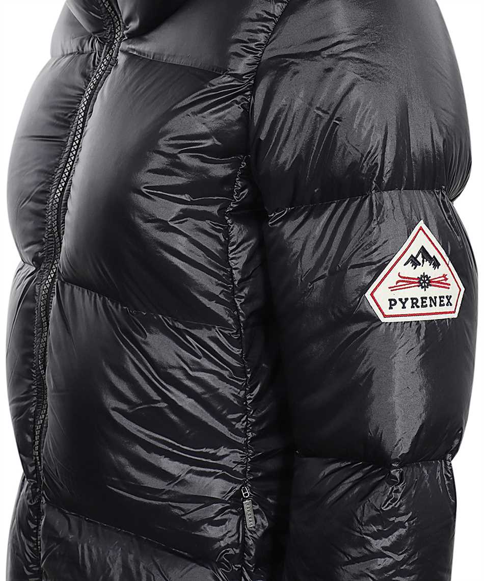 Pyrenex Hooded Full-zip Down Jacket In Black