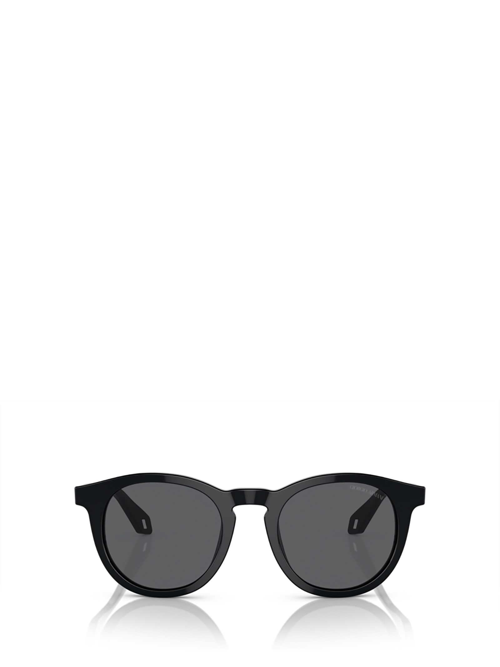 Shop Giorgio Armani Ar8192 Black Sunglasses
