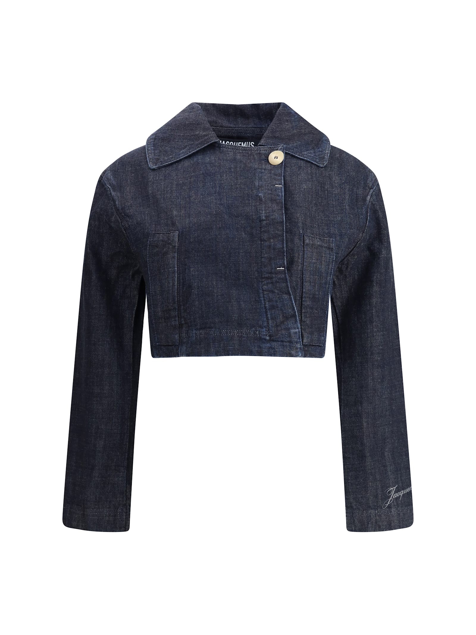 Shop Jacquemus La Veste De-nîmes Marino Denim Jacket