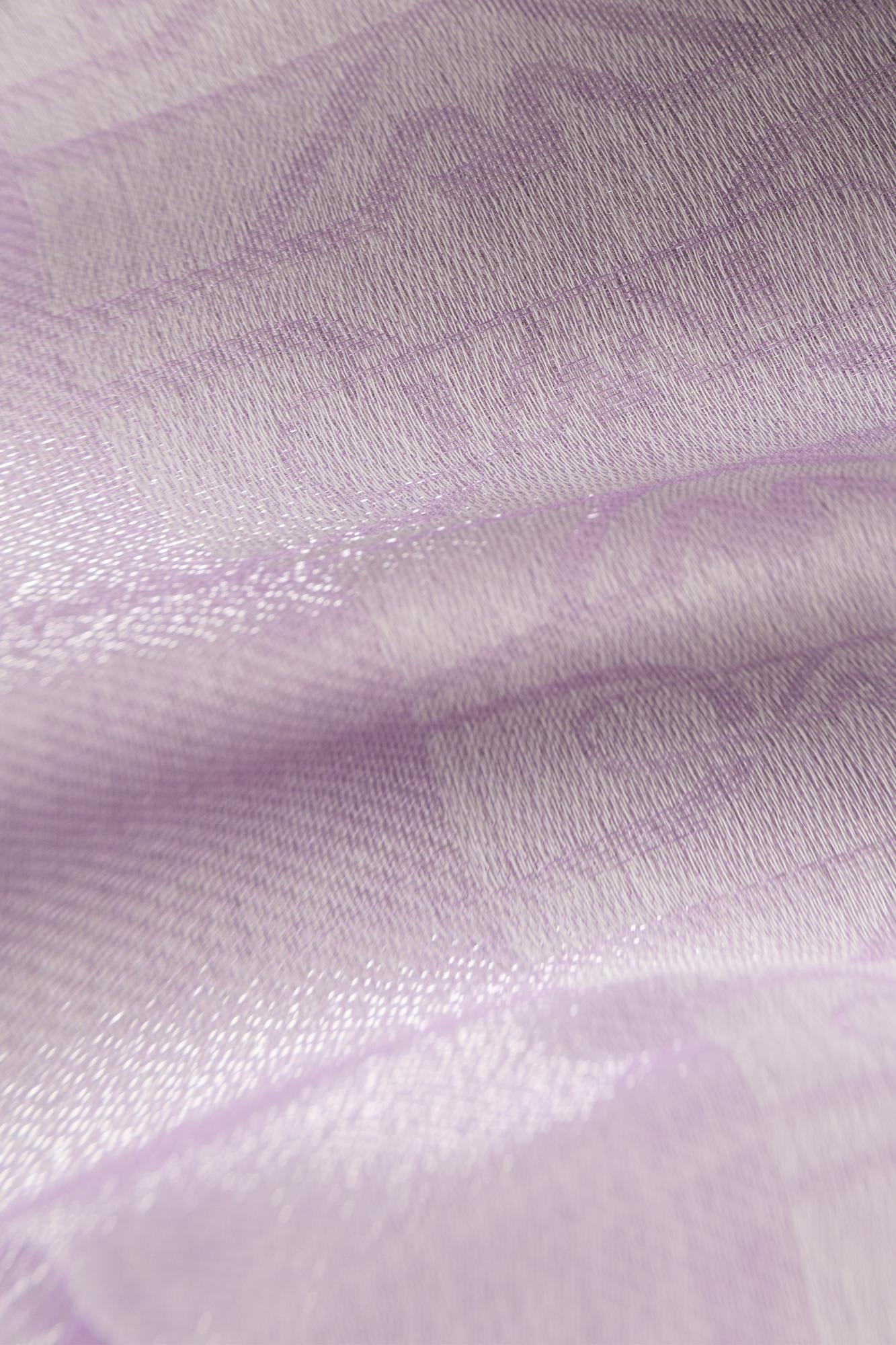 Emporio Armani Scarf With Lurex Thread In Orchid Pink
