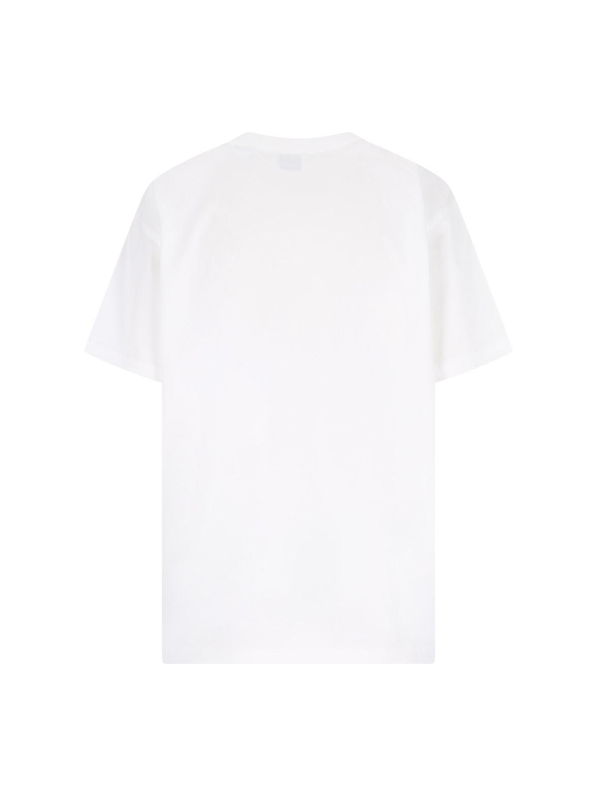 Burberry Check Pocket T-shirt In White