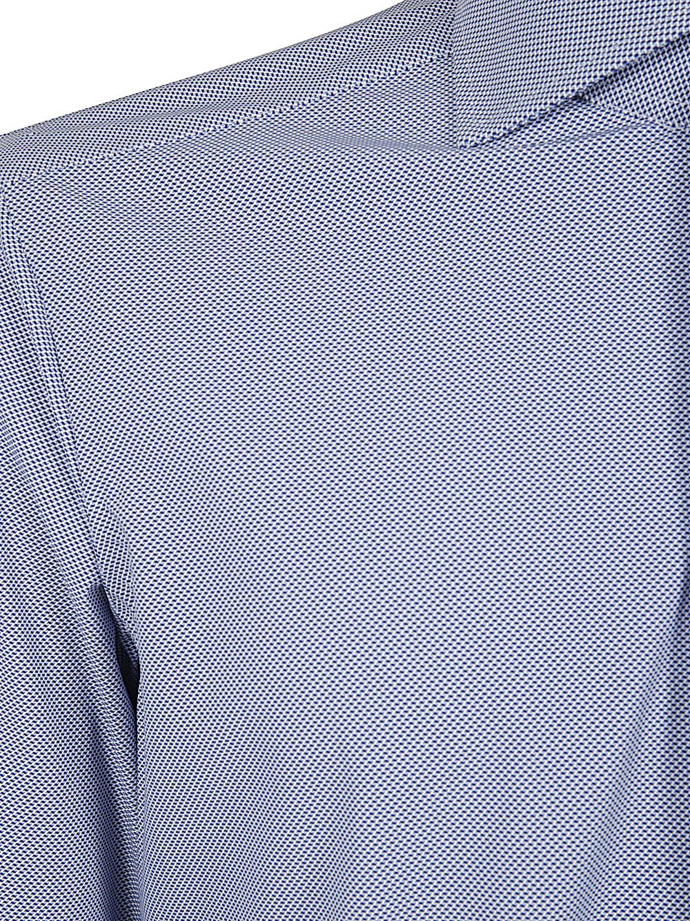 Shop Barba Napoli Neck Shirt In Blue