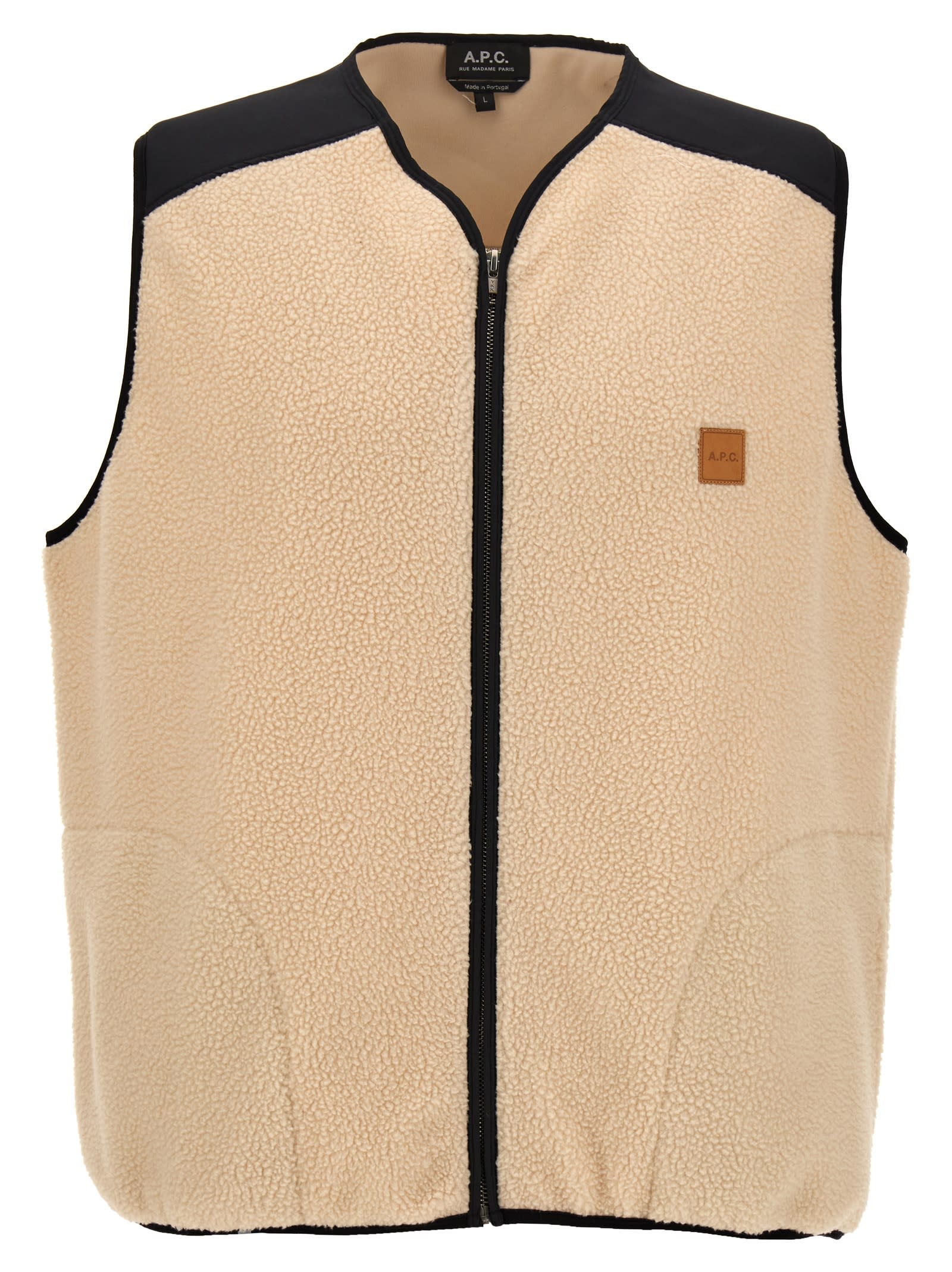 Apc A.p.c. Blouson Nate In Ecru