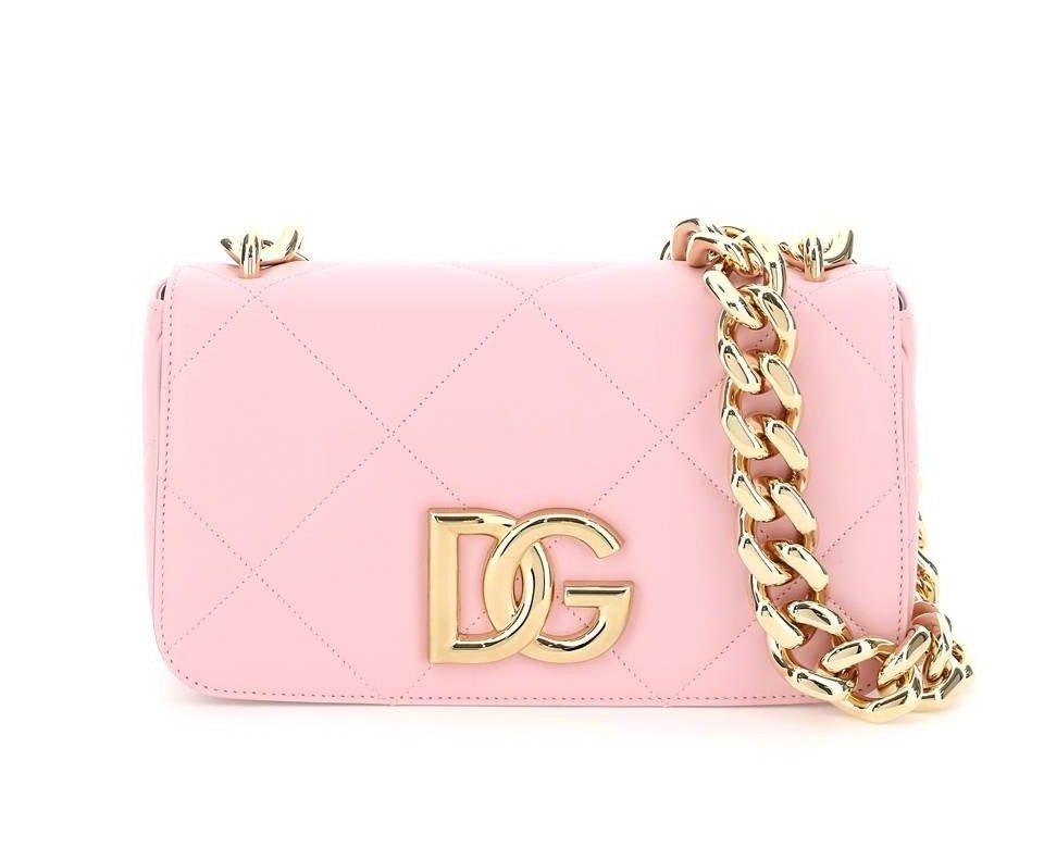 Dolce & Gabbana Logo-plaque Chain-link Shoulder Bag