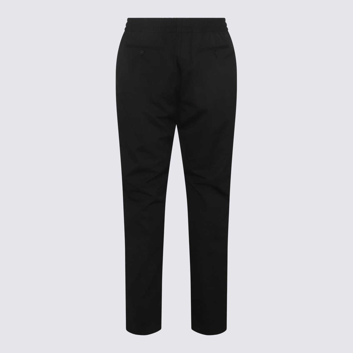 VALENTINO BLACK WOOL PANTS 