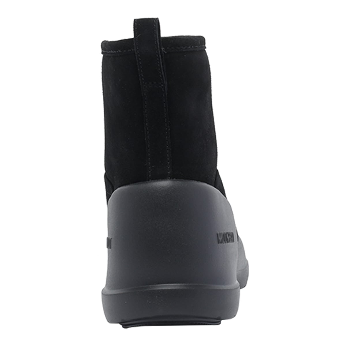 Moon Boot Mezzaluna Mid Suede Boots In Black
