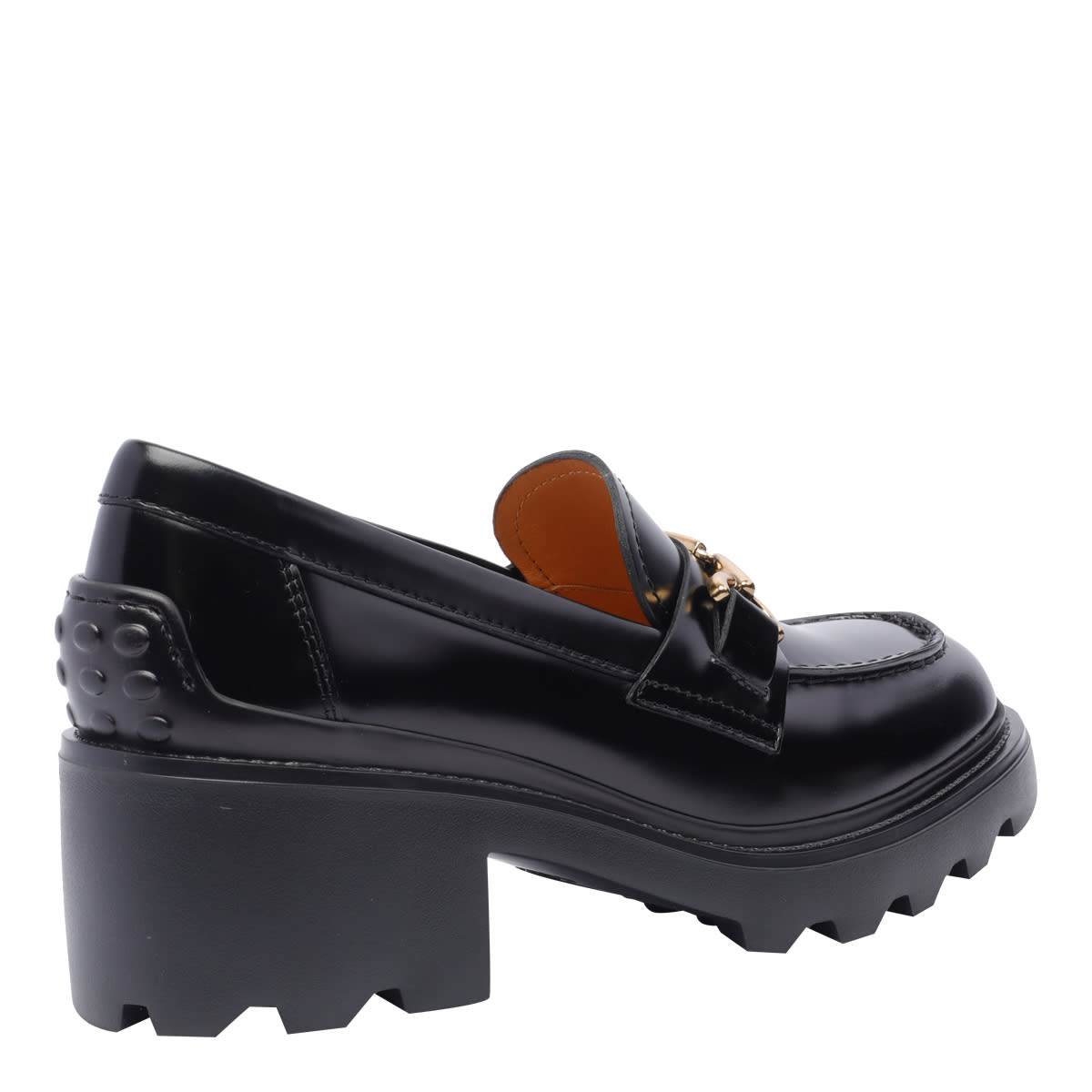 Shop Tod's Pump Loafers In Black