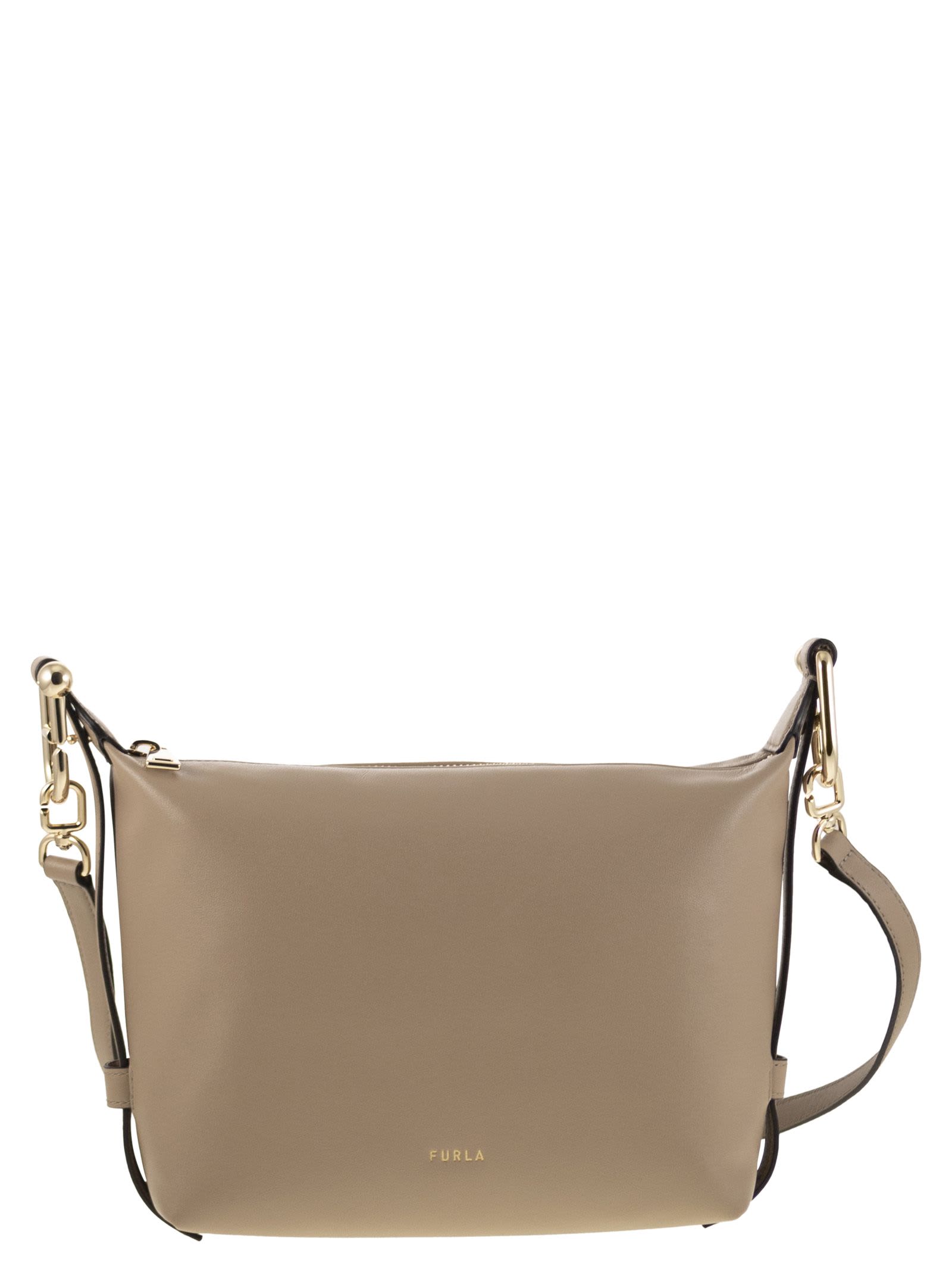 Furla Tonie - Mini Shoulder Bag In Nude