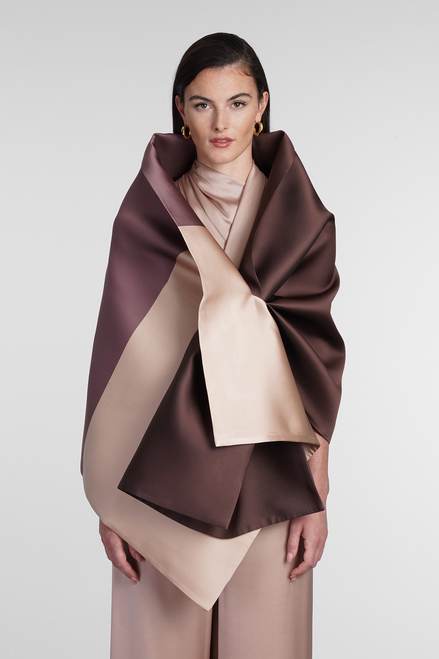 Cape In Brown Polyester