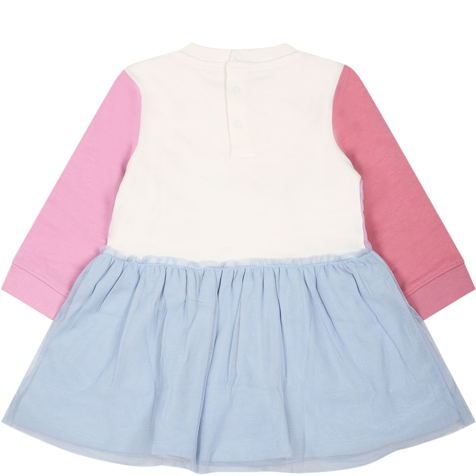 Shop Stella Mccartney Multicolor Dress For Baby Girl With Unicorns