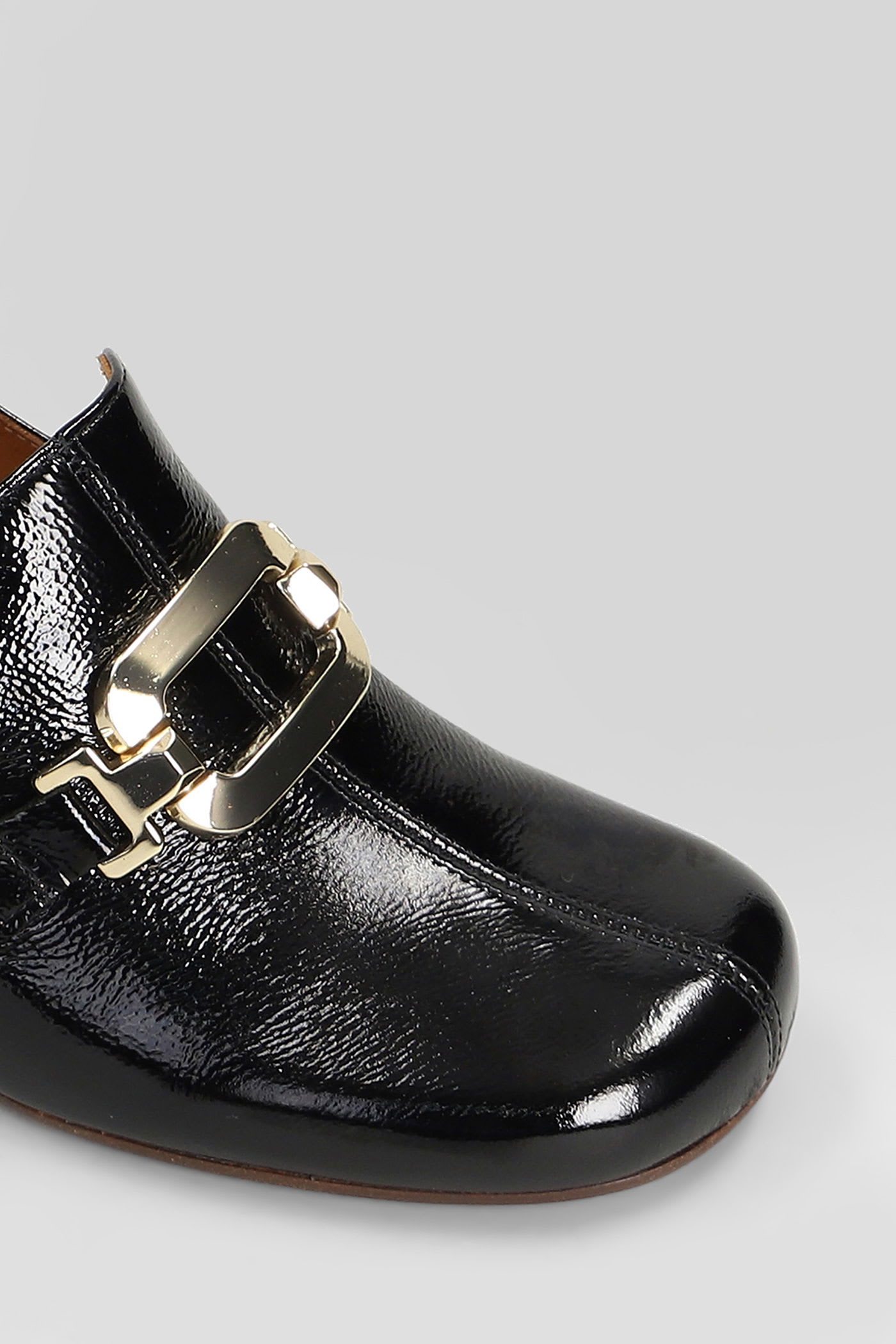 Chie Mihara 60mm Chain-link Block-heel Pumps In Black