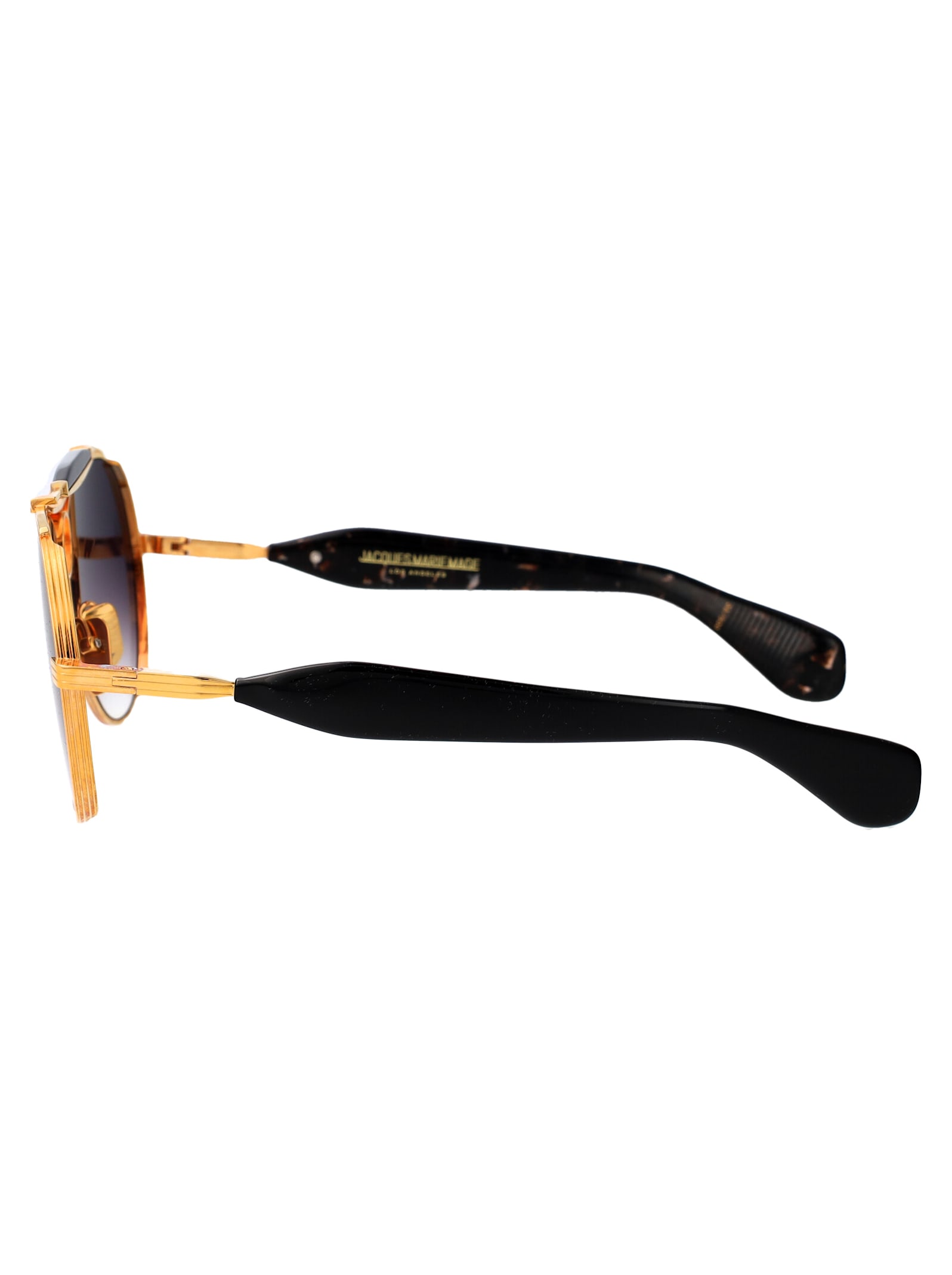 Shop Jacques Marie Mage Aspen Sunglasses In Gold