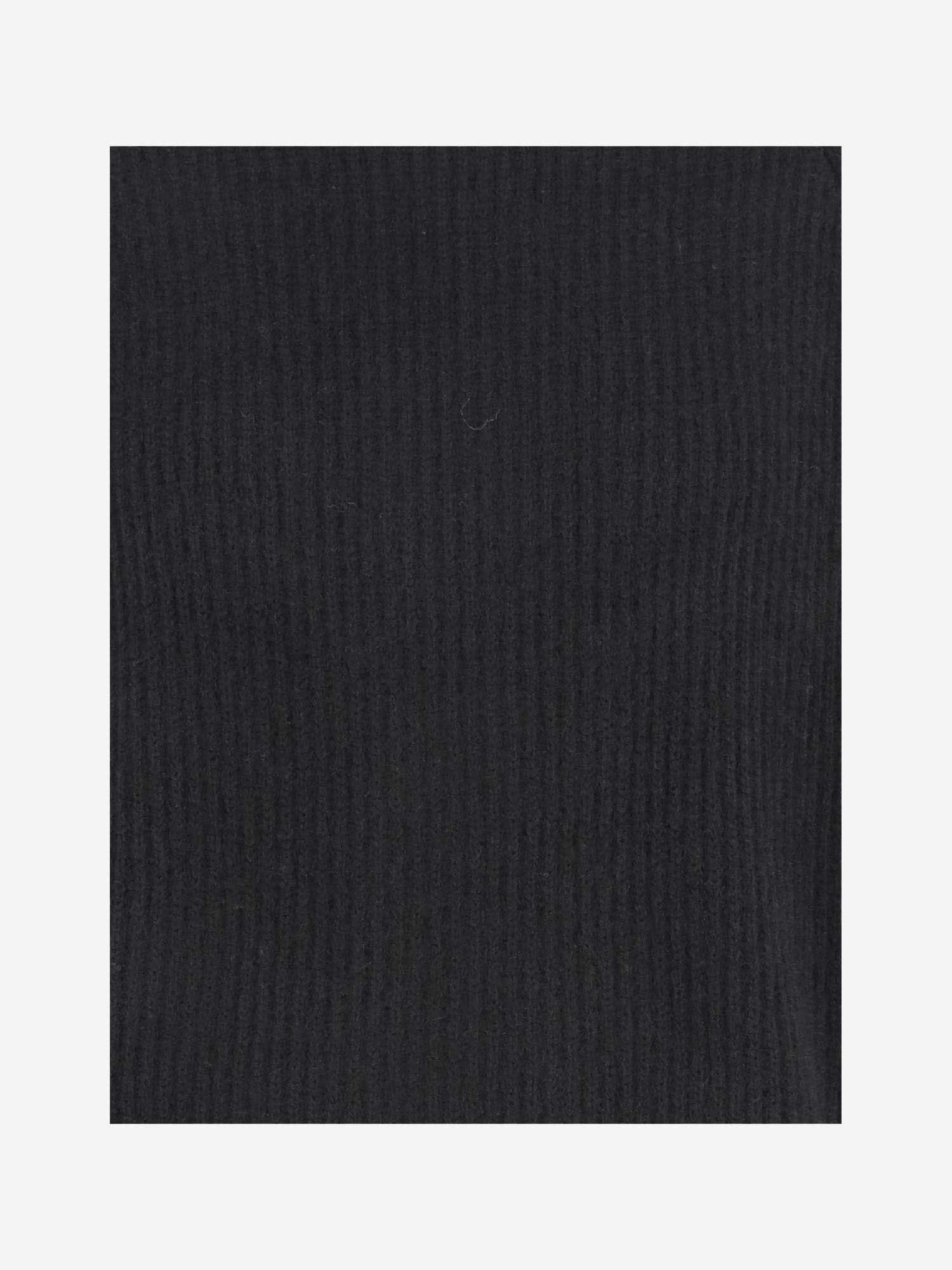 Shop Allude Ribbed Cashmere And Silk Sweater In Black