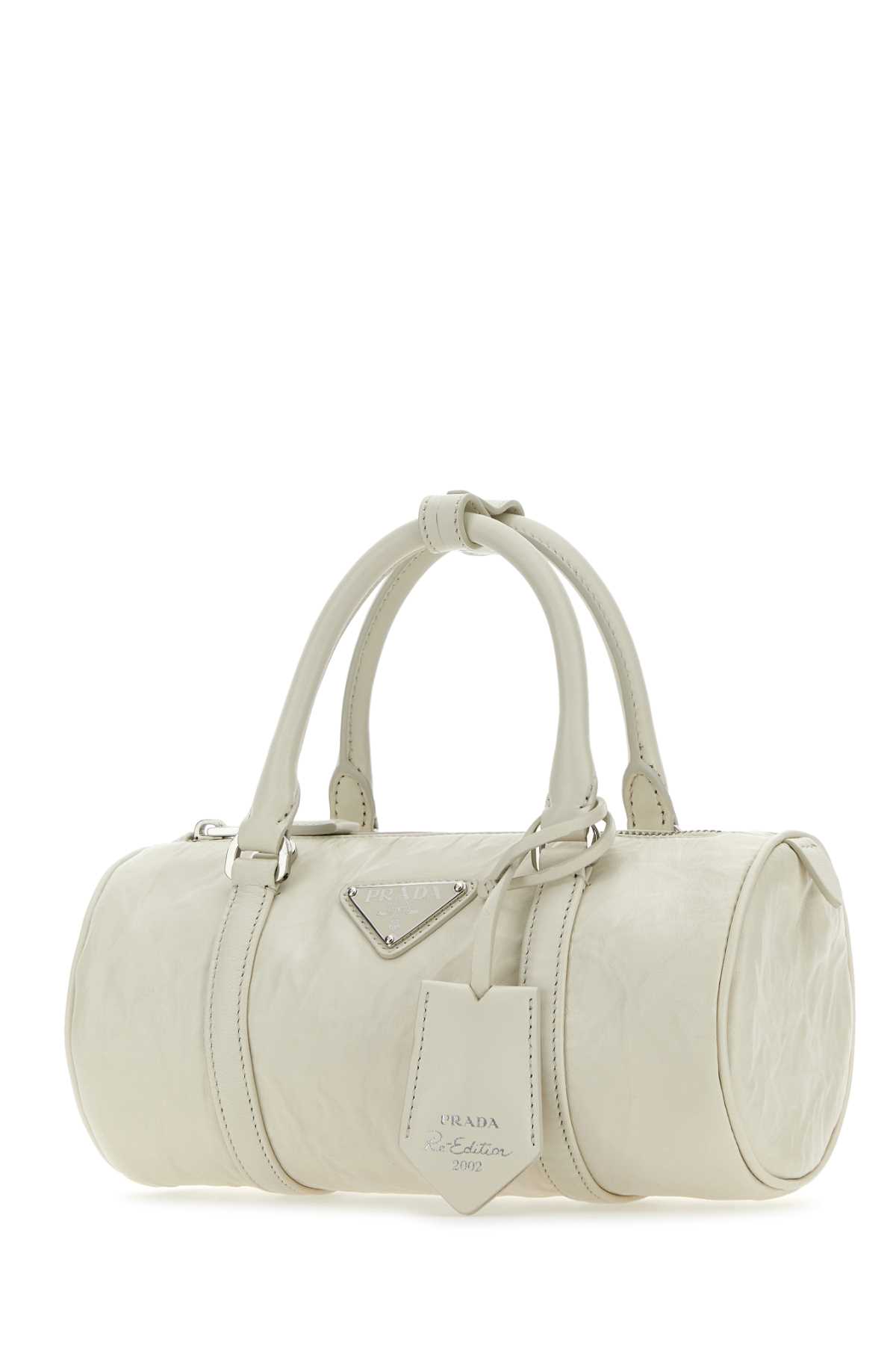 Shop Prada White Leather Small Handbag