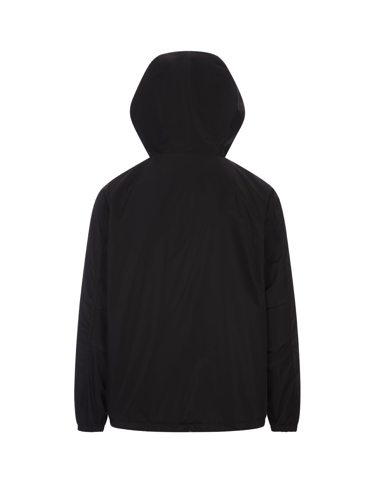 Shop Givenchy Black Technical Fabric Windbreaker Jacket