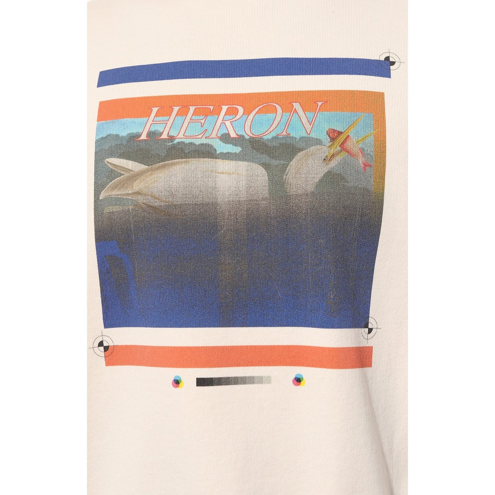 Shop Heron Preston Printed Cotton Sweatshirt In White