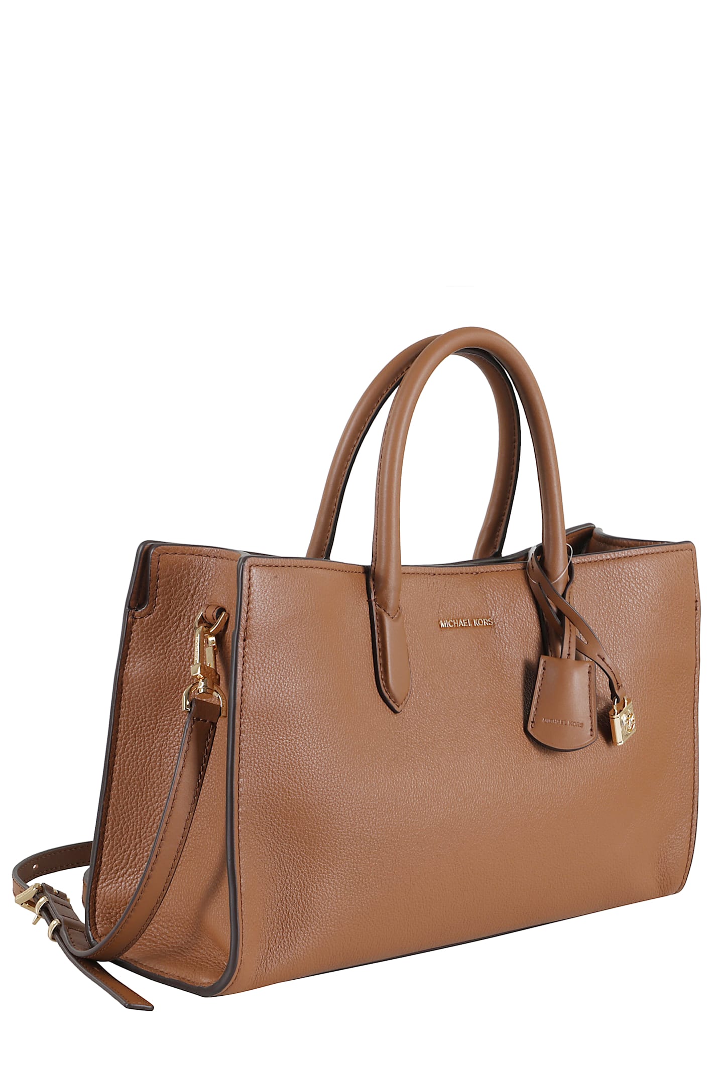 Michael Michael Kors Md Ew Satchel In Brown