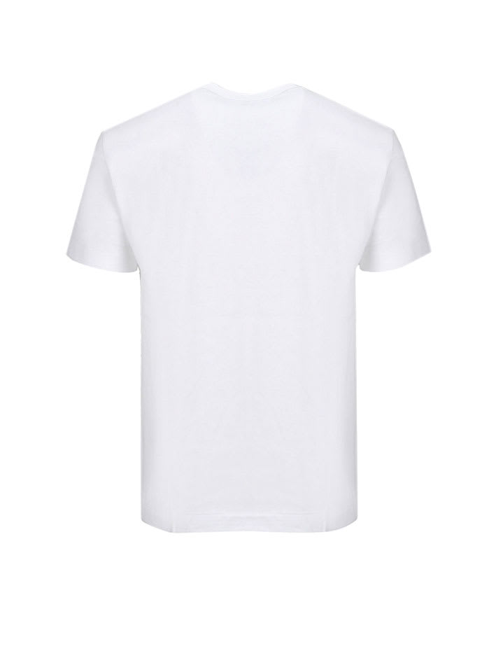 Shop Comme Des Garçons Play T-shirt In White