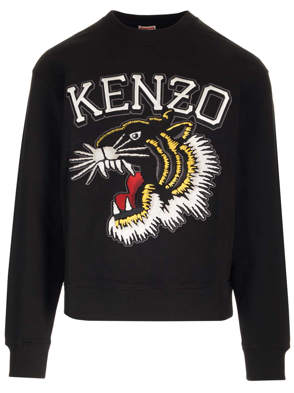 Shop Kenzo Tiger Sweatshirt In J Noir