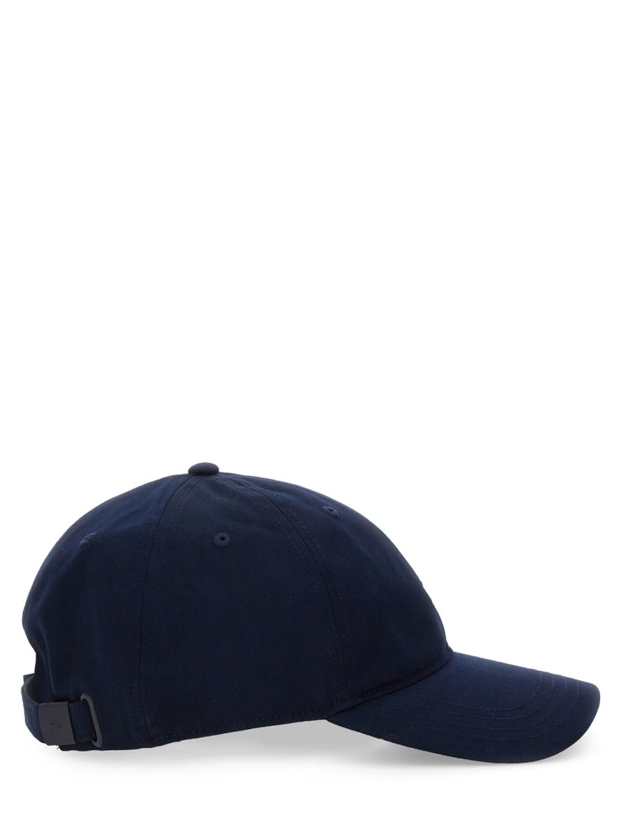 Shop Lacoste Baseball Hat With Logo In Blue