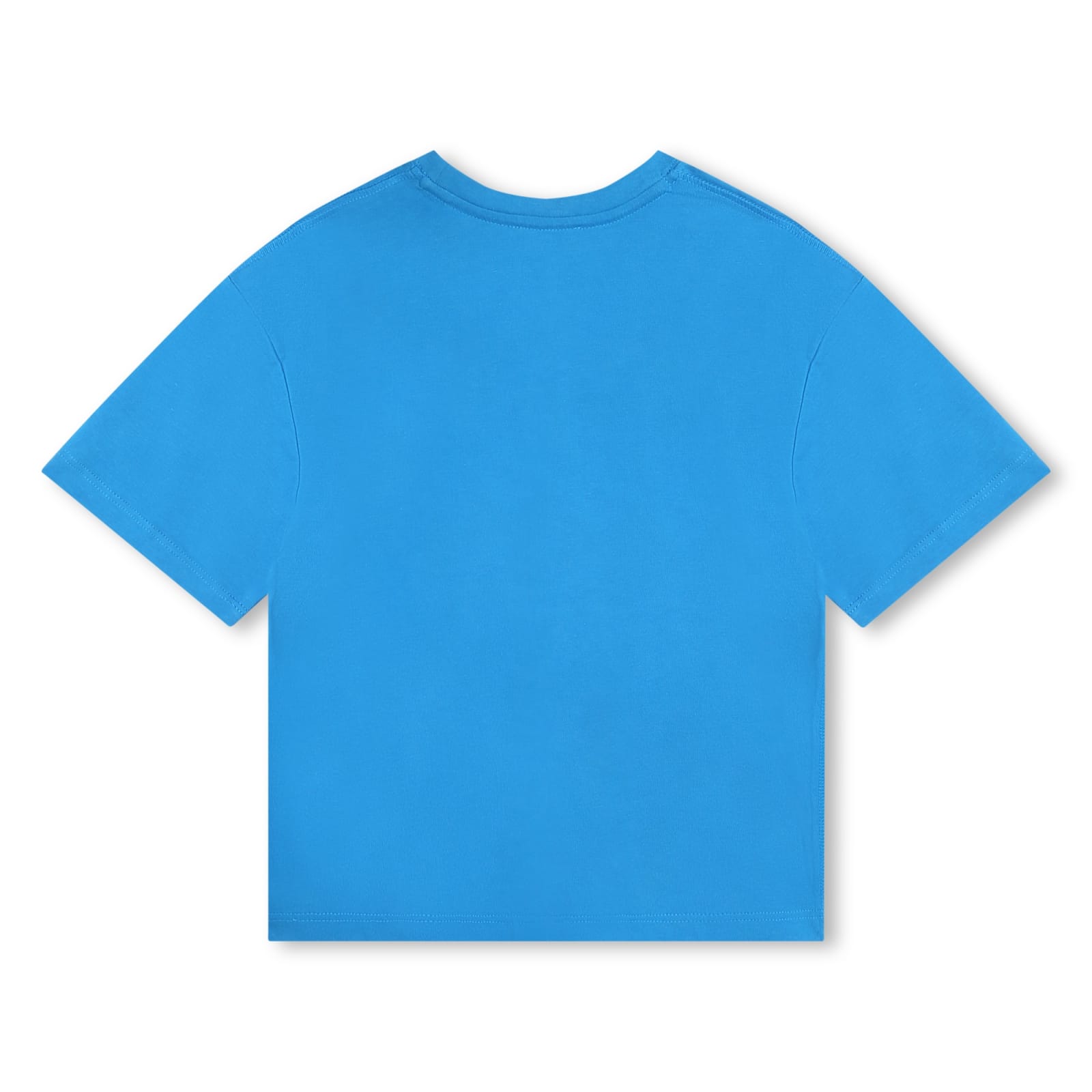 Shop Little Marc Jacobs T-shirt Con Stampa In Blu Elettrico