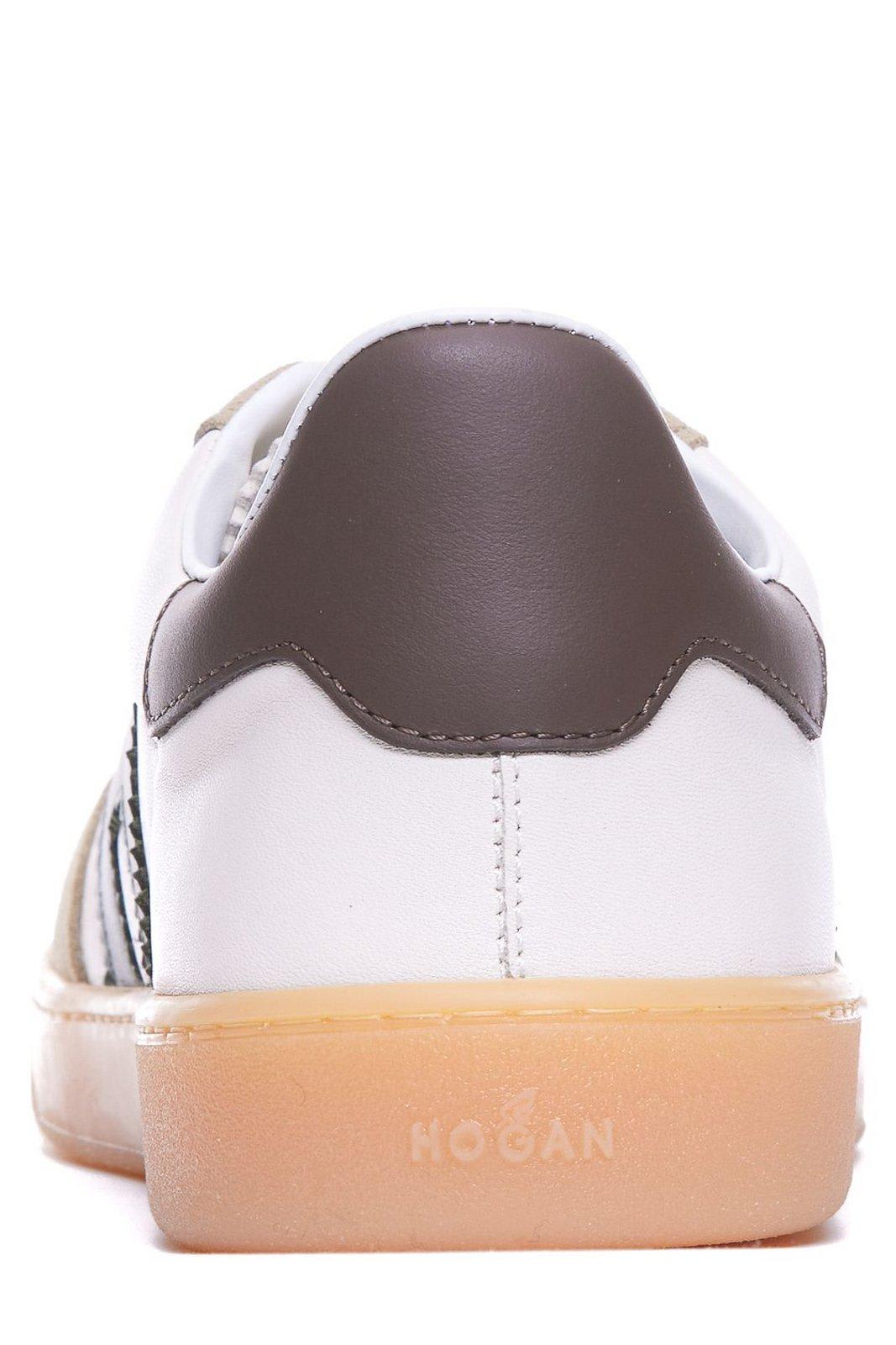 Hogan Cool Leather Low-top Sneakers In White